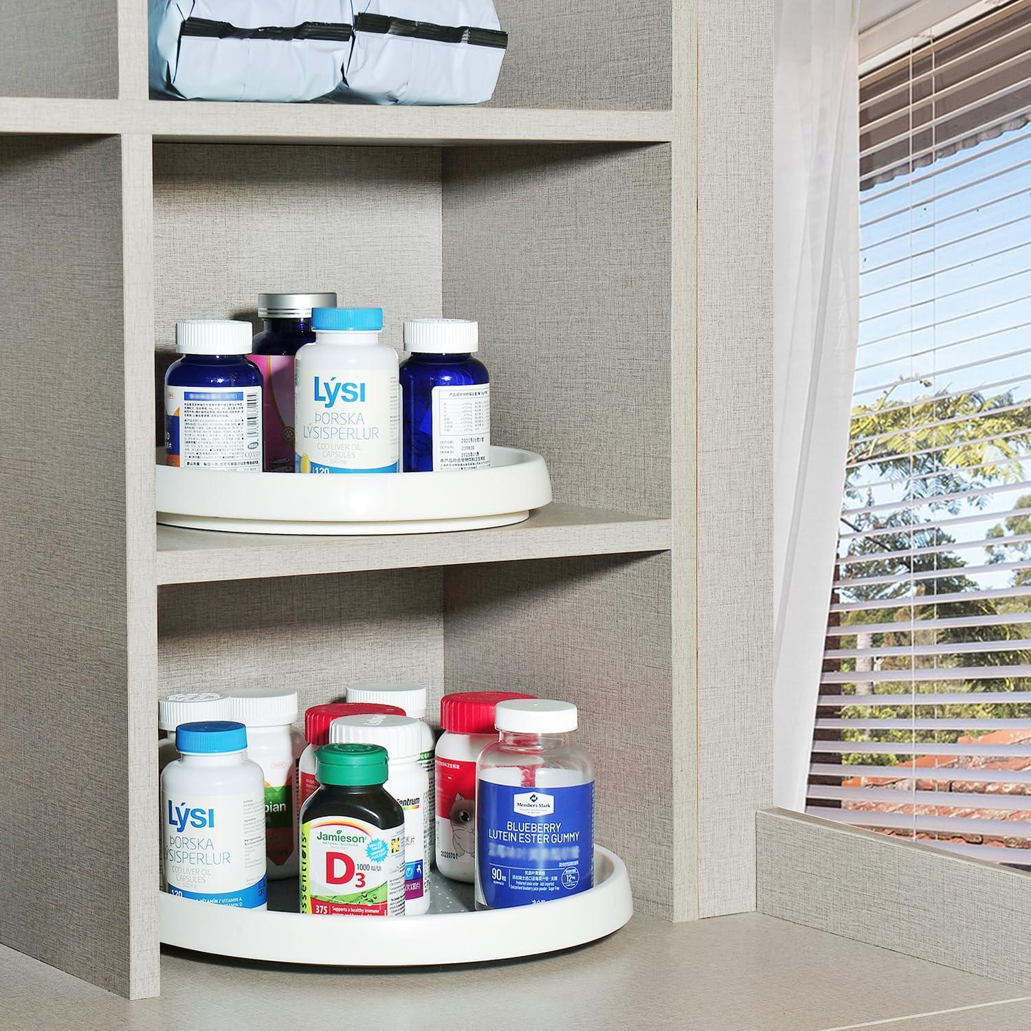 Organizador Giratorio Lazy Susan Amolliar 2 Niveles 25,4 cm