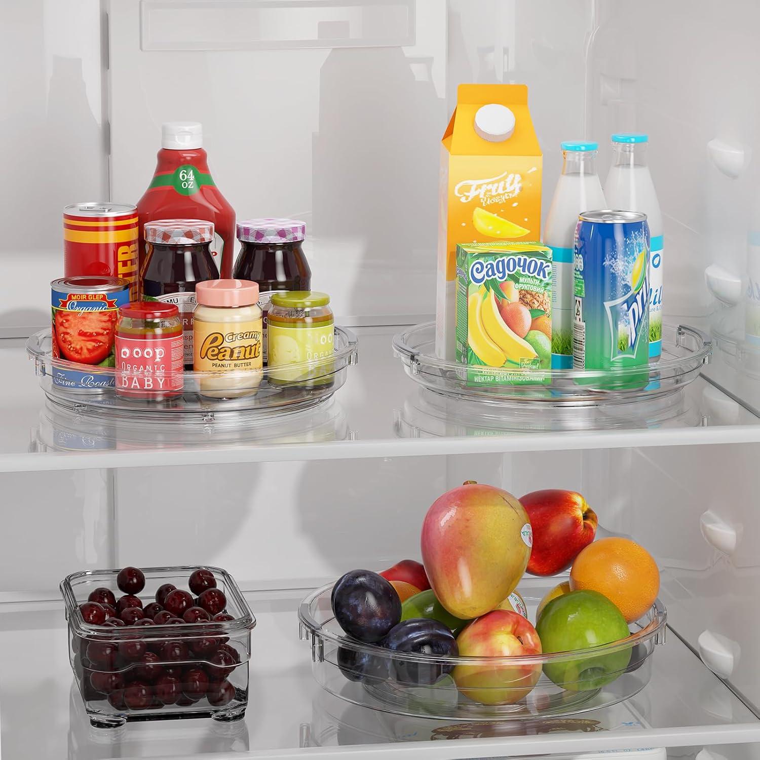 Organizador Giratorio LAMU 3 Piezas 23.5-30.5 cm Transparente