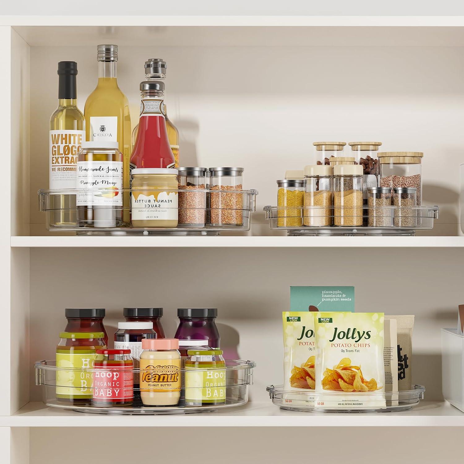 Organizador Giratorio LAMU 3 Piezas 23.5-30.5 cm Transparente