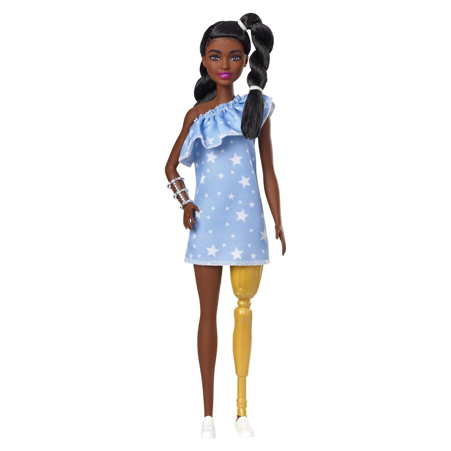 Muñeca Barbie Fashionistas #146 con pierna protésica 30 cm