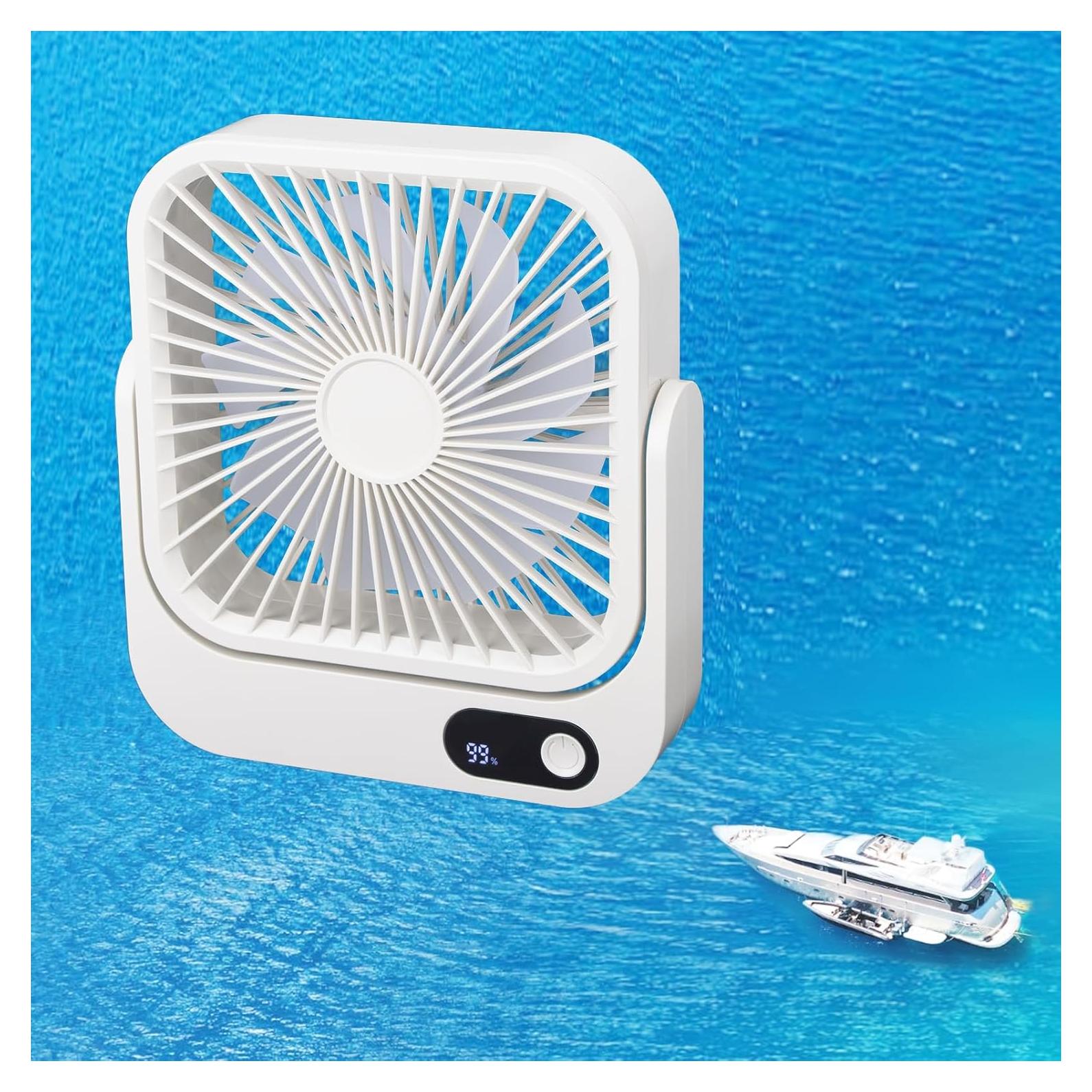 Ventilador de Crucero TEITEAI USB Portátil 5 Velocidades