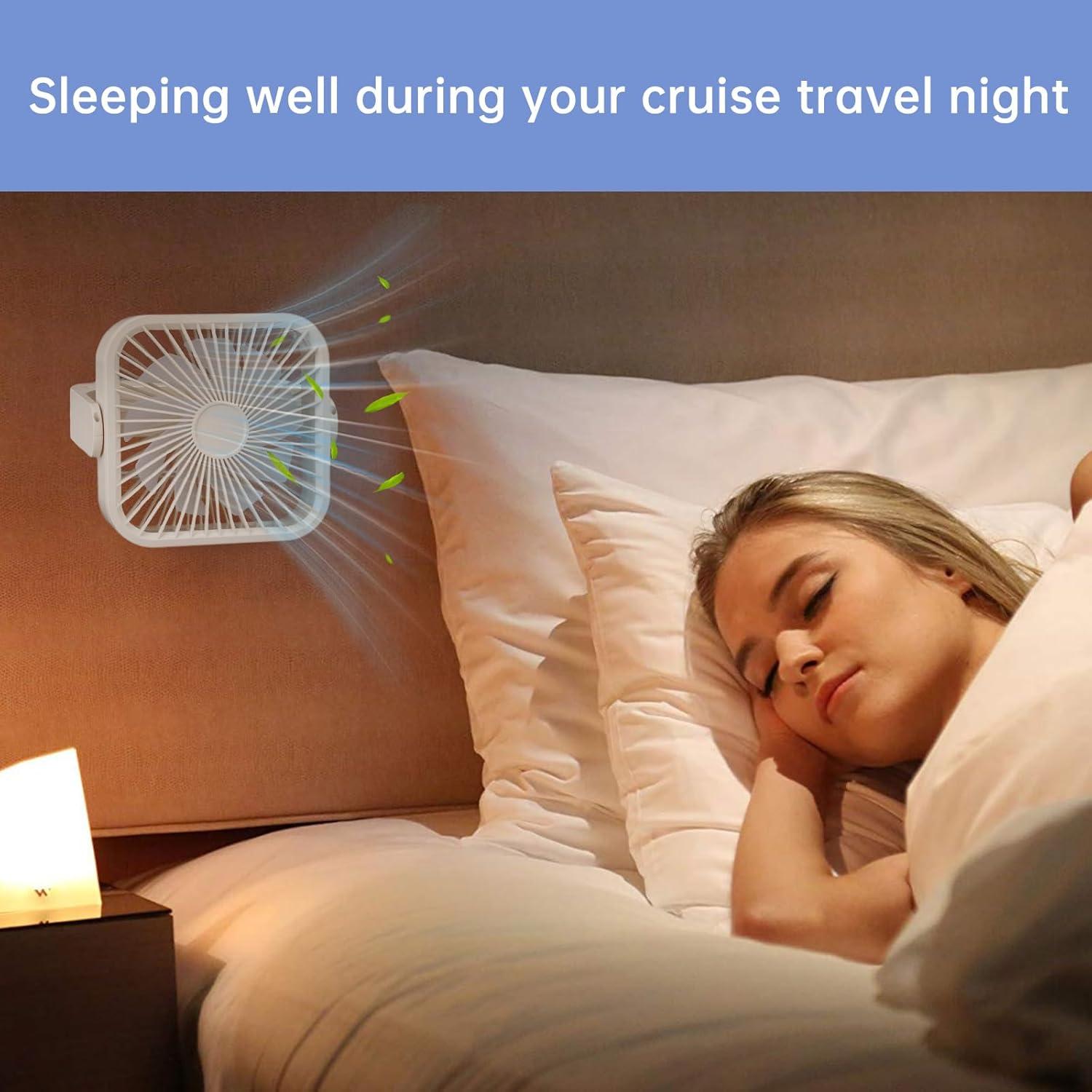 Ventilador de Crucero TEITEAI USB Portátil 5 Velocidades