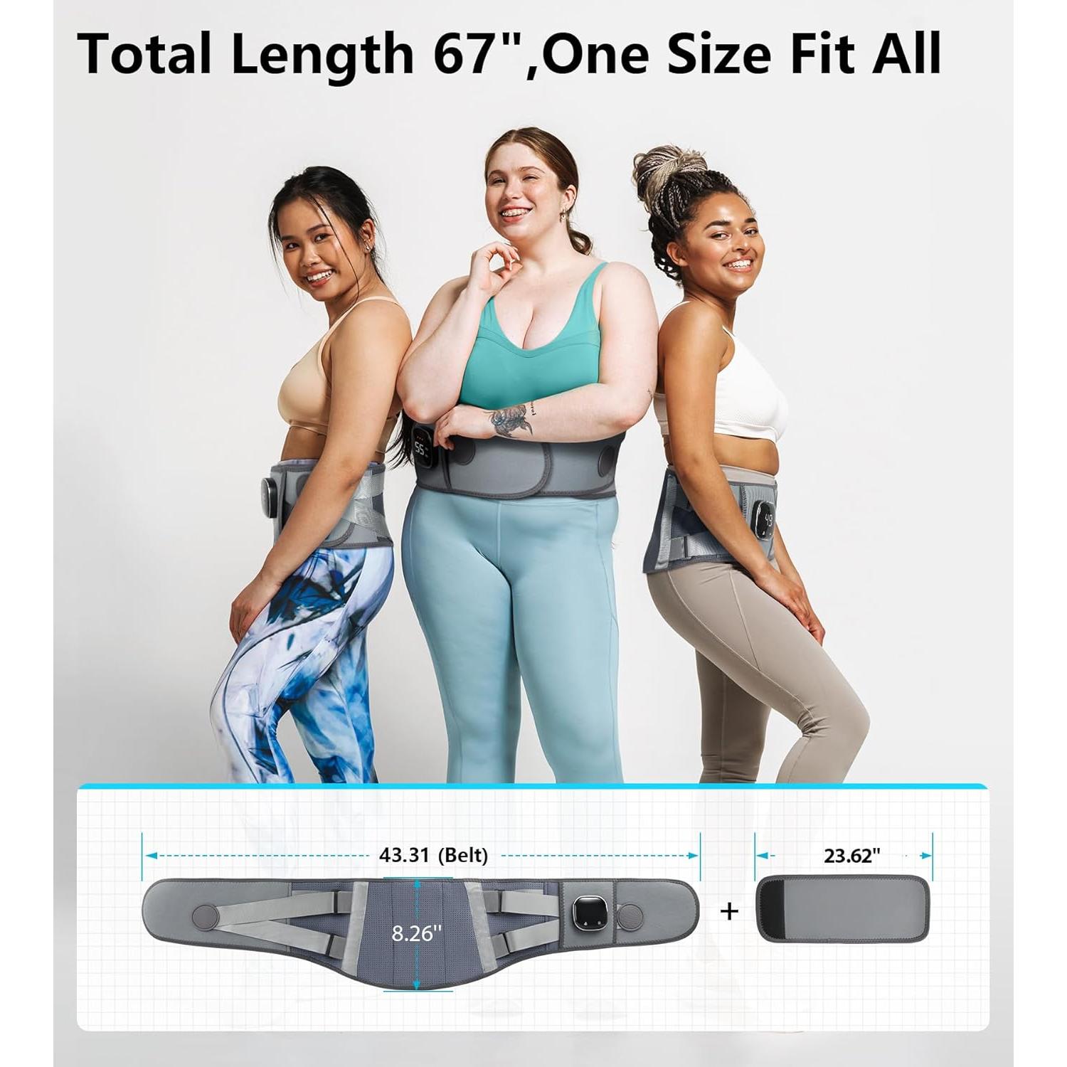 Almohadilla Térmica Inalámbrica ALLJOY 170 cm con Masaje