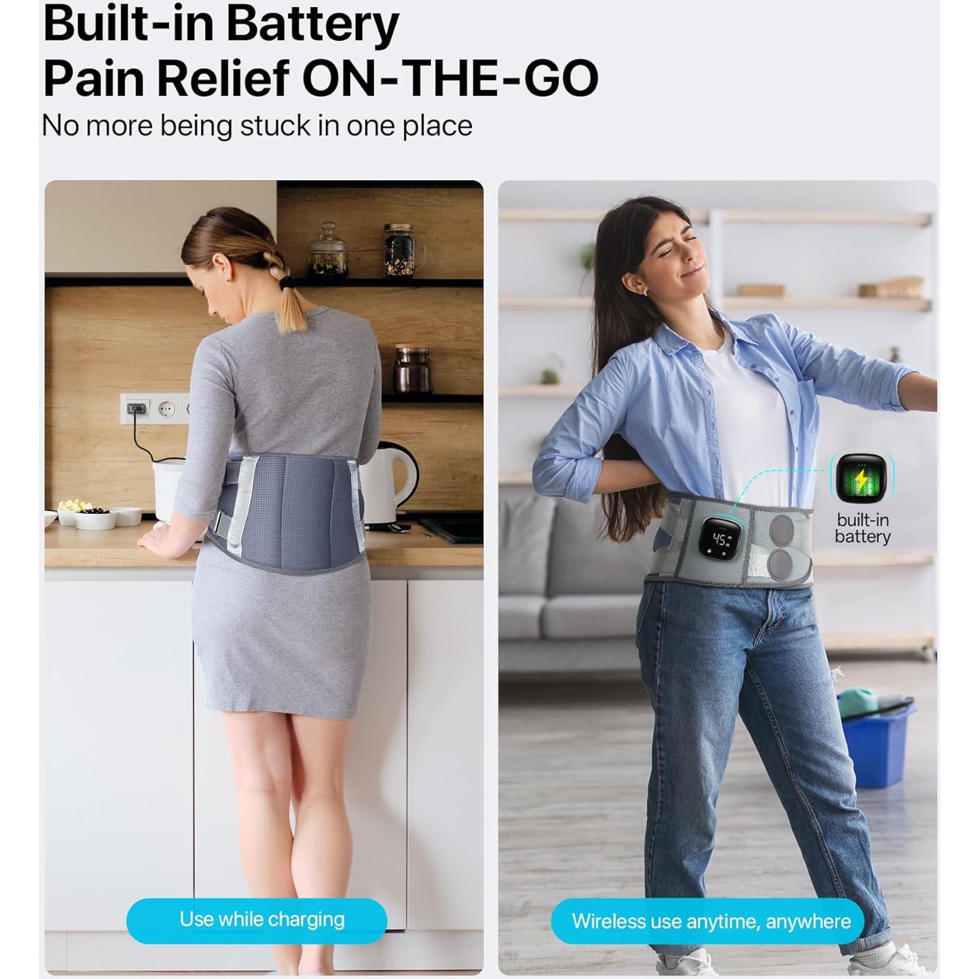 Almohadilla Térmica Inalámbrica ALLJOY 170 cm con Masaje