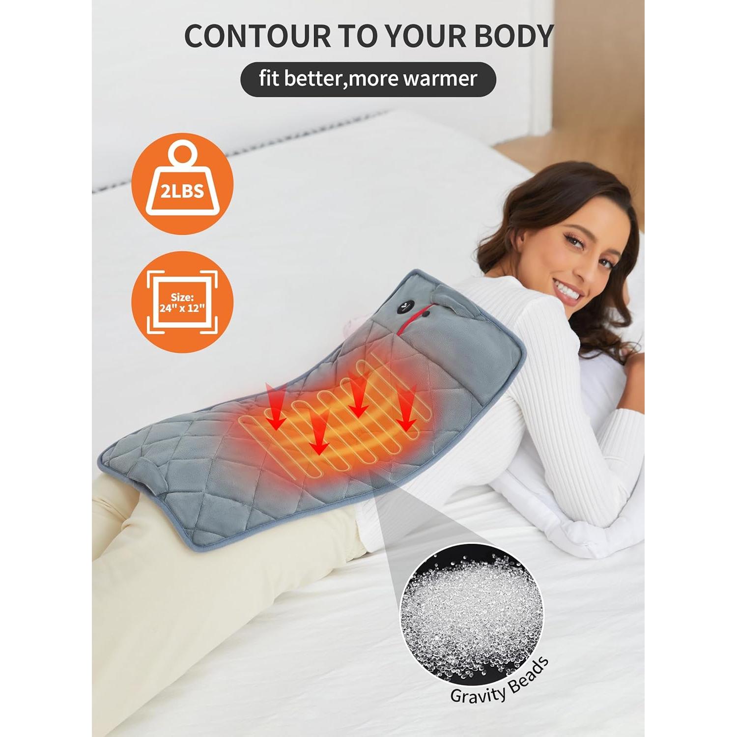 Almohadilla Térmica Eléctrica Vofuoti 30x60 cm Sin Cable