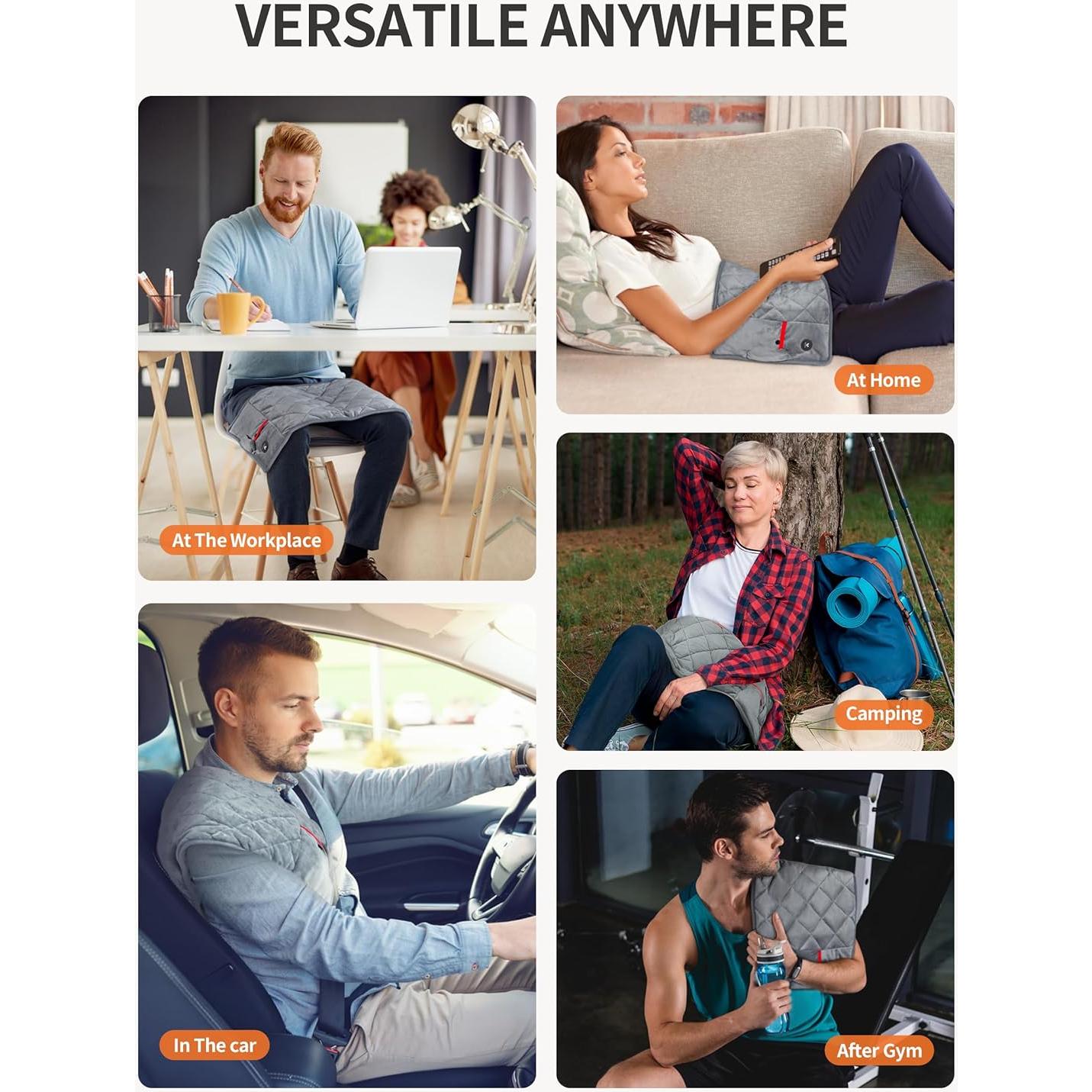 Almohadilla Térmica Eléctrica Vofuoti 30x60 cm Sin Cable