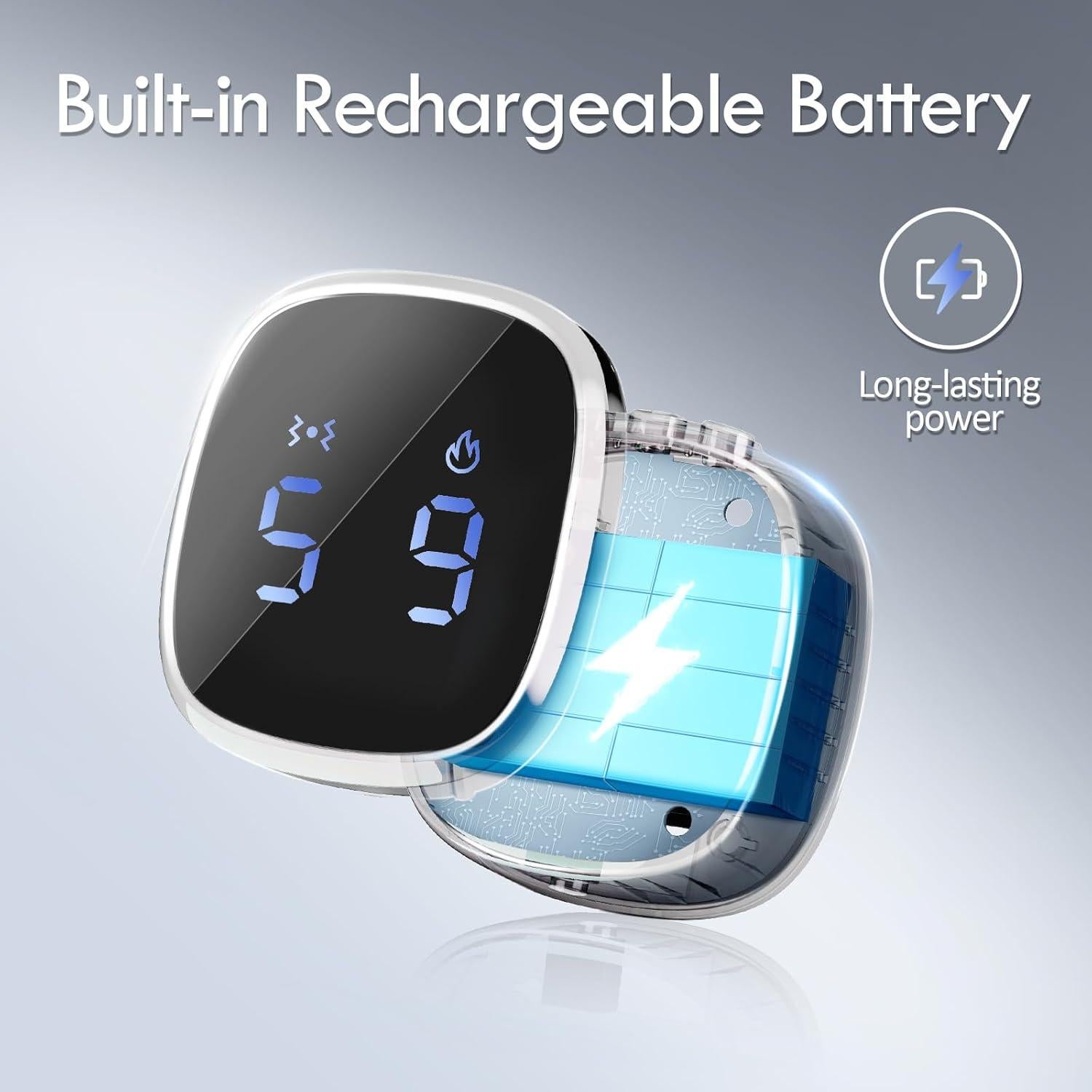 Almohadilla Calentadora Inalámbrica Comfytemp 119.9x20cm 9 Calores 5 Vibraciones