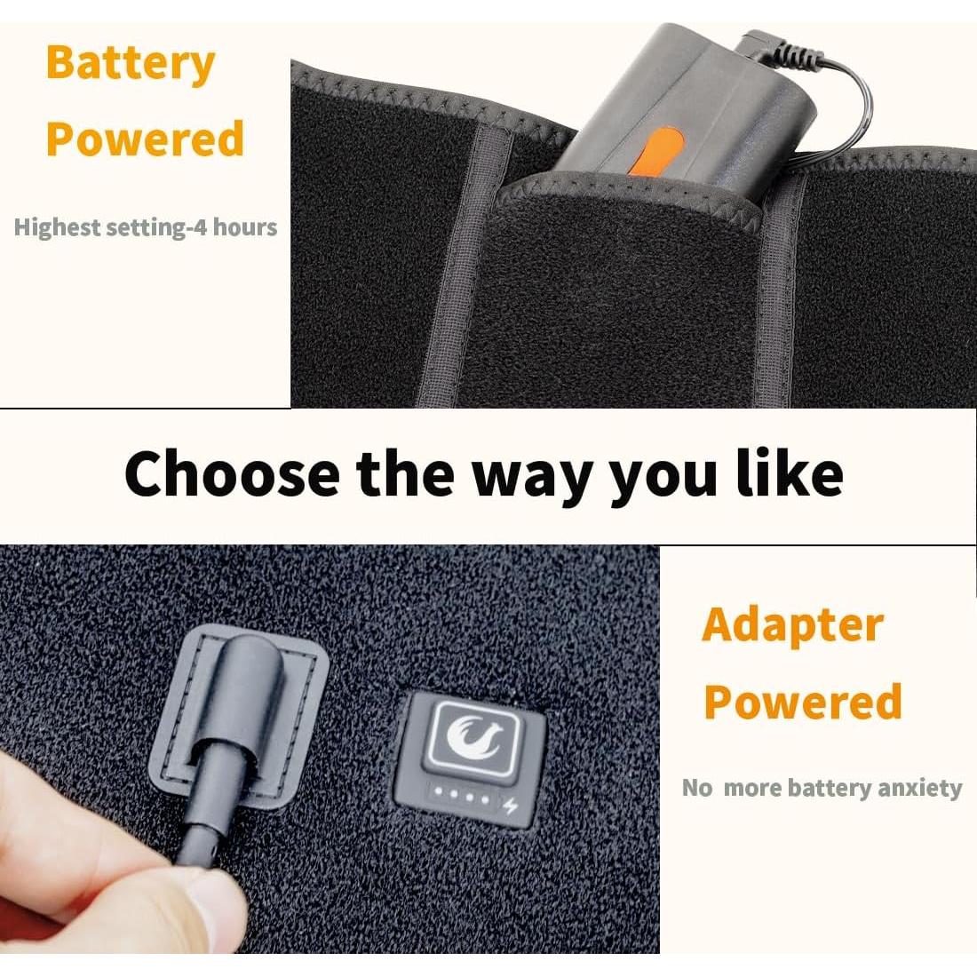 Cinturón Calentado Inalámbrico FEETMOR para Alivio Espalda