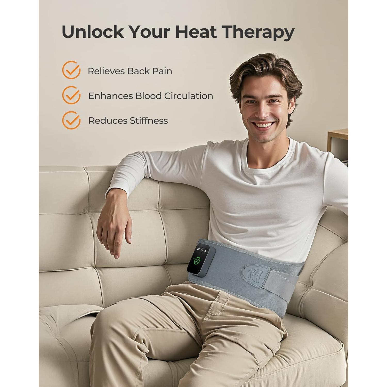 Almohadilla Térmica Inalámbrica Koonie FRYD para Espalda 120cm