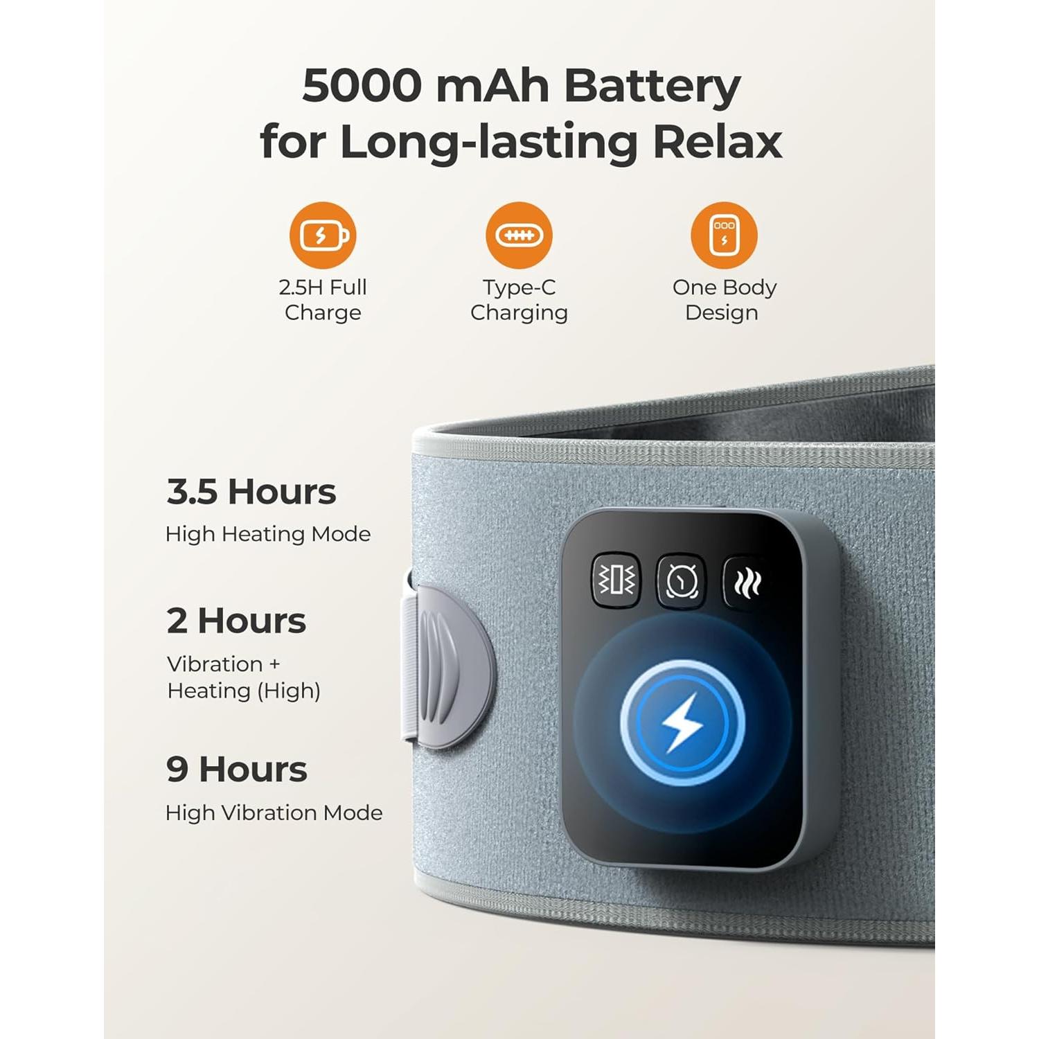 Almohadilla Térmica Inalámbrica Koonie FRYD para Espalda 120cm