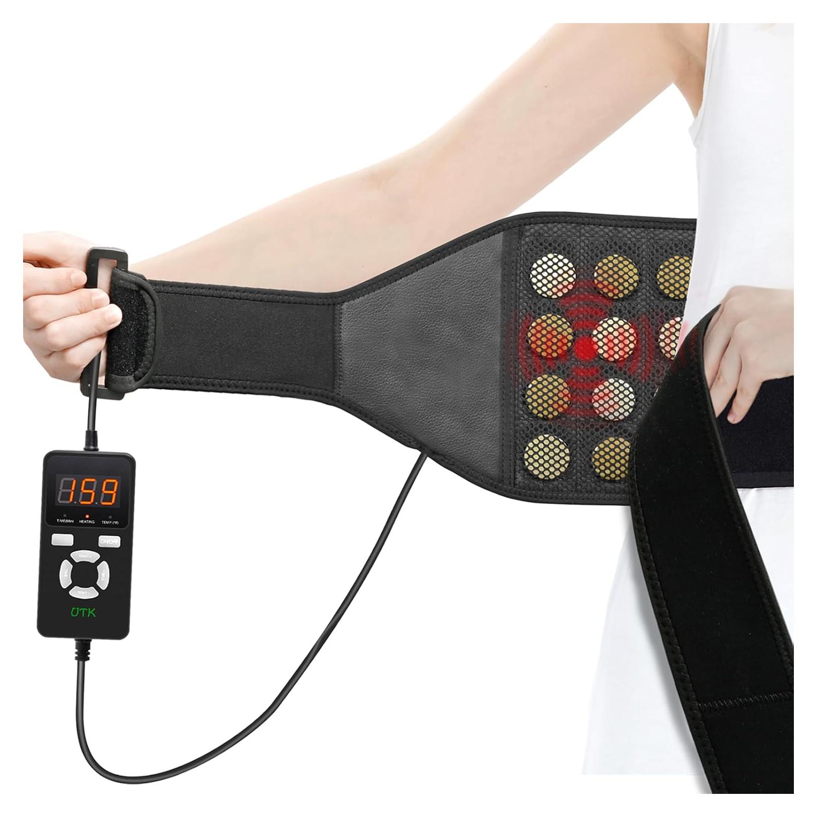 Cinturón de Masaje Térmico UTK H23Y1 Infrarrojos 139x22cm