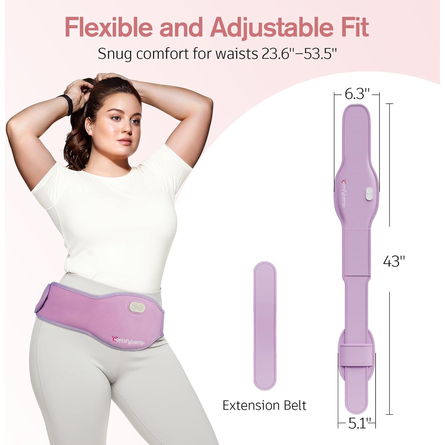 Almohadilla Calentadora Portátil Comfytemp Doble Zona 5000mAh