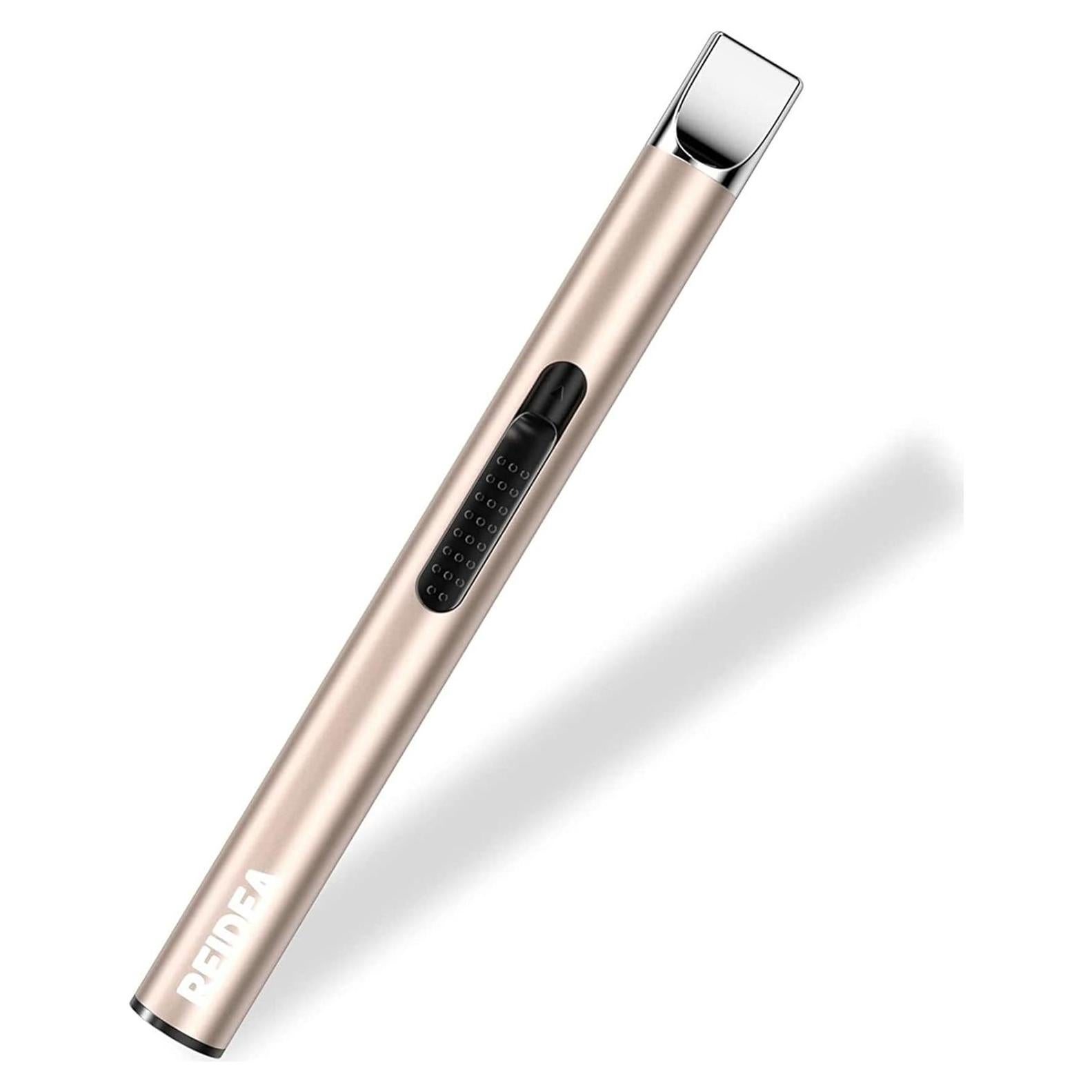 Encendedor Electrónico REIDEA Oro Champán Recargable USB