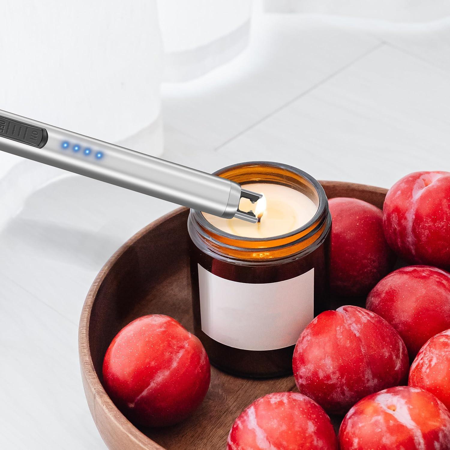 Encendedor eléctrico IUIRE recargable USB a prueba de viento