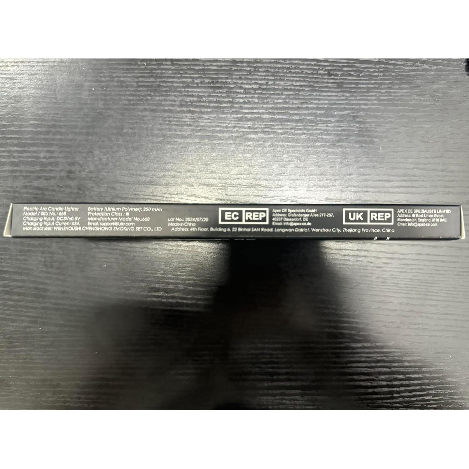 Encendedor eléctrico IUIRE recargable USB a prueba de viento