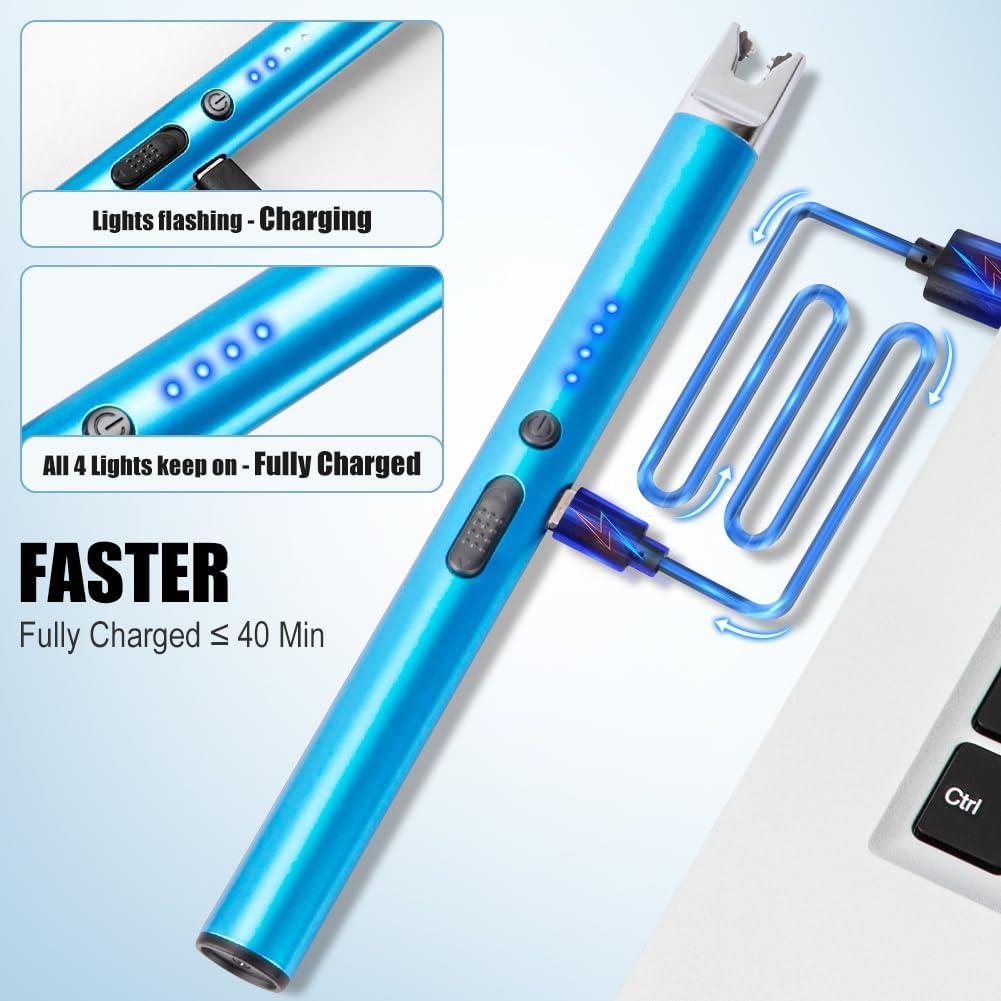 Encendedor Eléctrico Recargable LcFun 3 Pack USB Seguridad