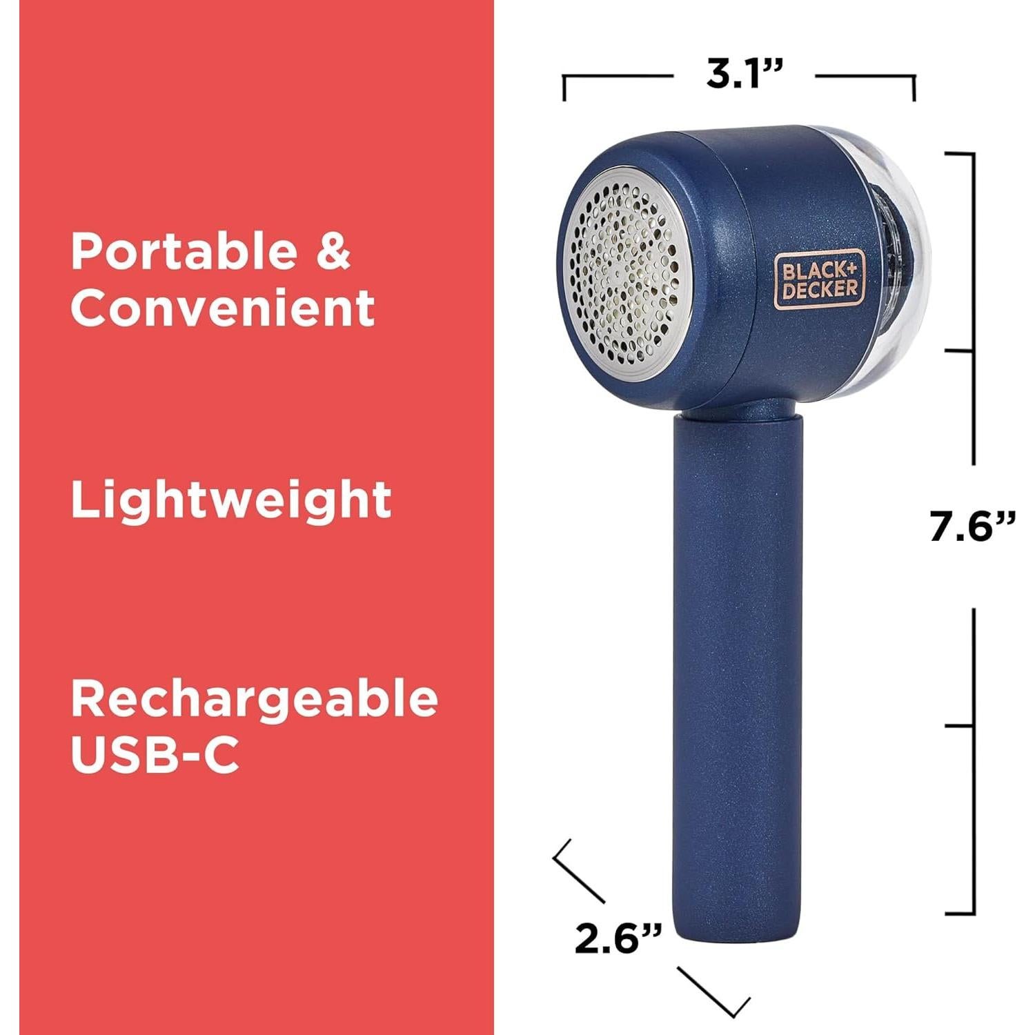 Afeitadora de Tela Recargable BLACK+DECKER FS1200 USB-C 6 Cuchillas