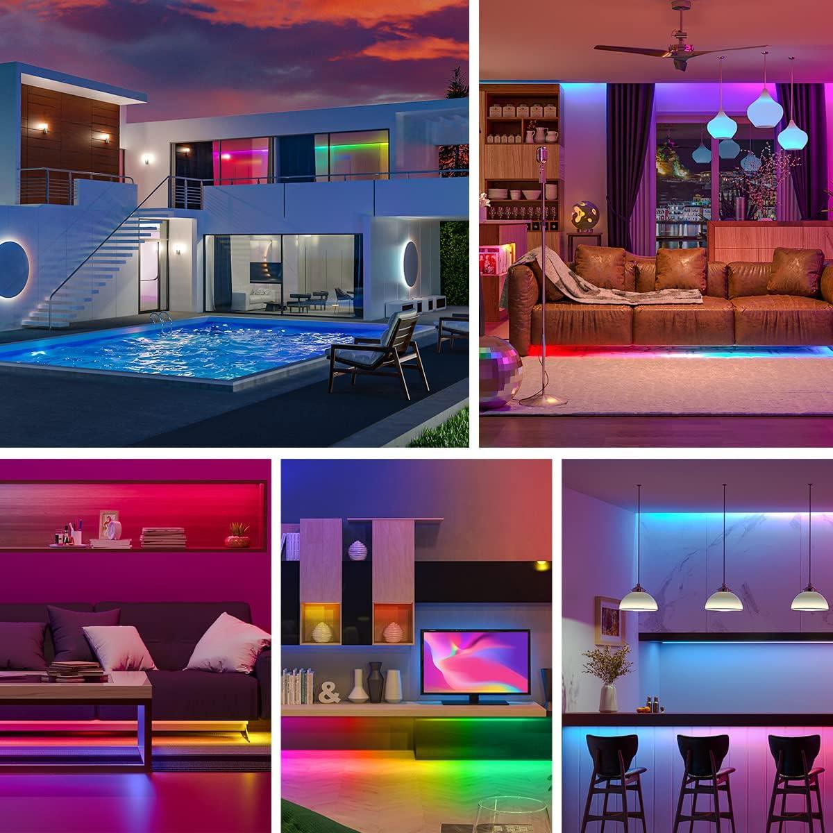 Tira LED BTF-LIGHTING FCOB 24FT 720LED/m RGB DC24V