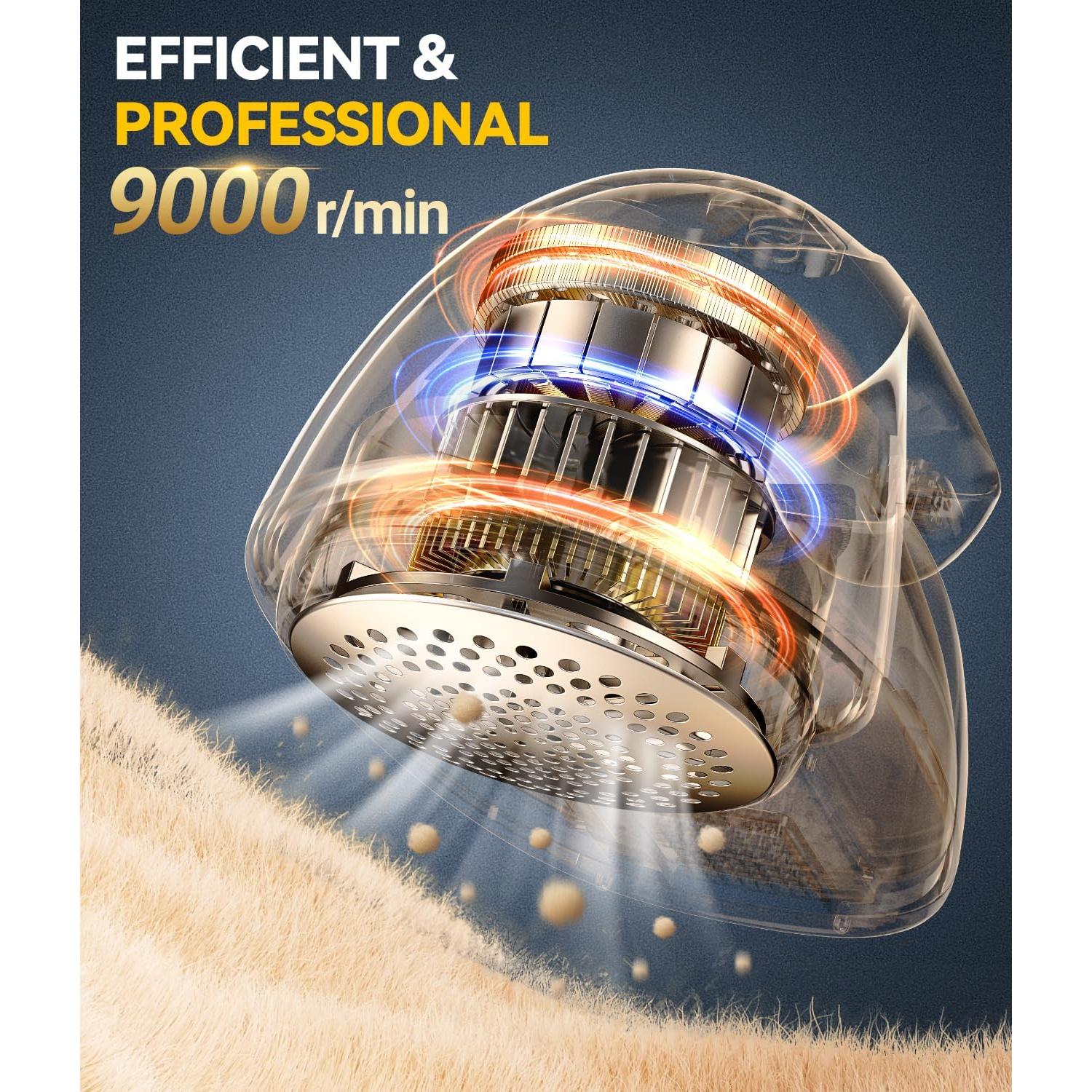 Afeitadora de Tela Ruidla 028 Recargable 3 Velocidades 6,60 cm