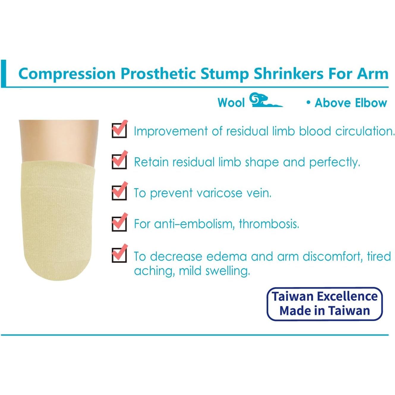 Reductor de muñón protésico JianiMed L/XL compresión 20-30 mmHg