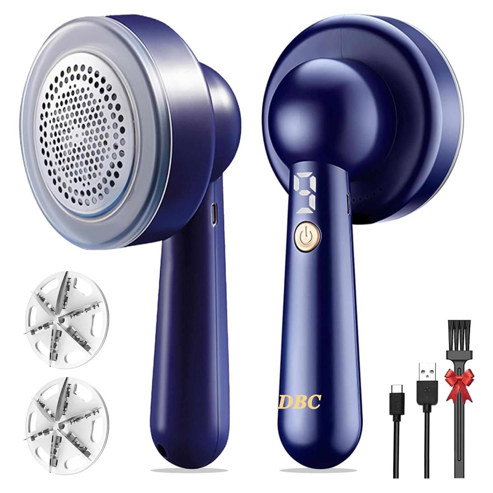 Afeitadora de Tela DBC Azul con 3 Velocidades y 6 Hojas