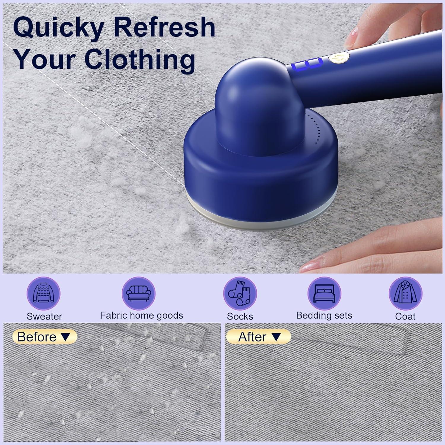 Afeitadora de Tela DBC Azul con 3 Velocidades y 6 Hojas