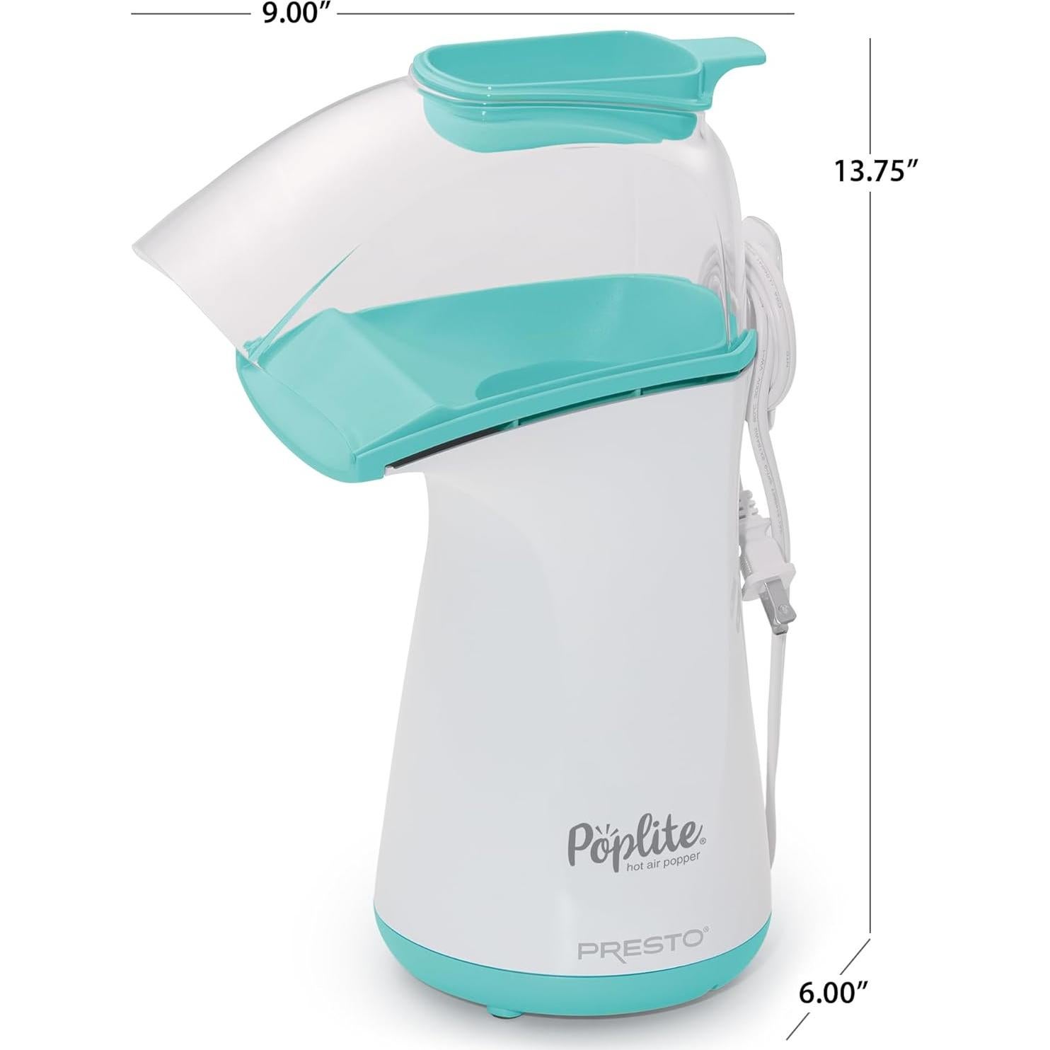 Máquina de Palomitas de Maíz Presto PopLite 18 Tazas Aire Caliente