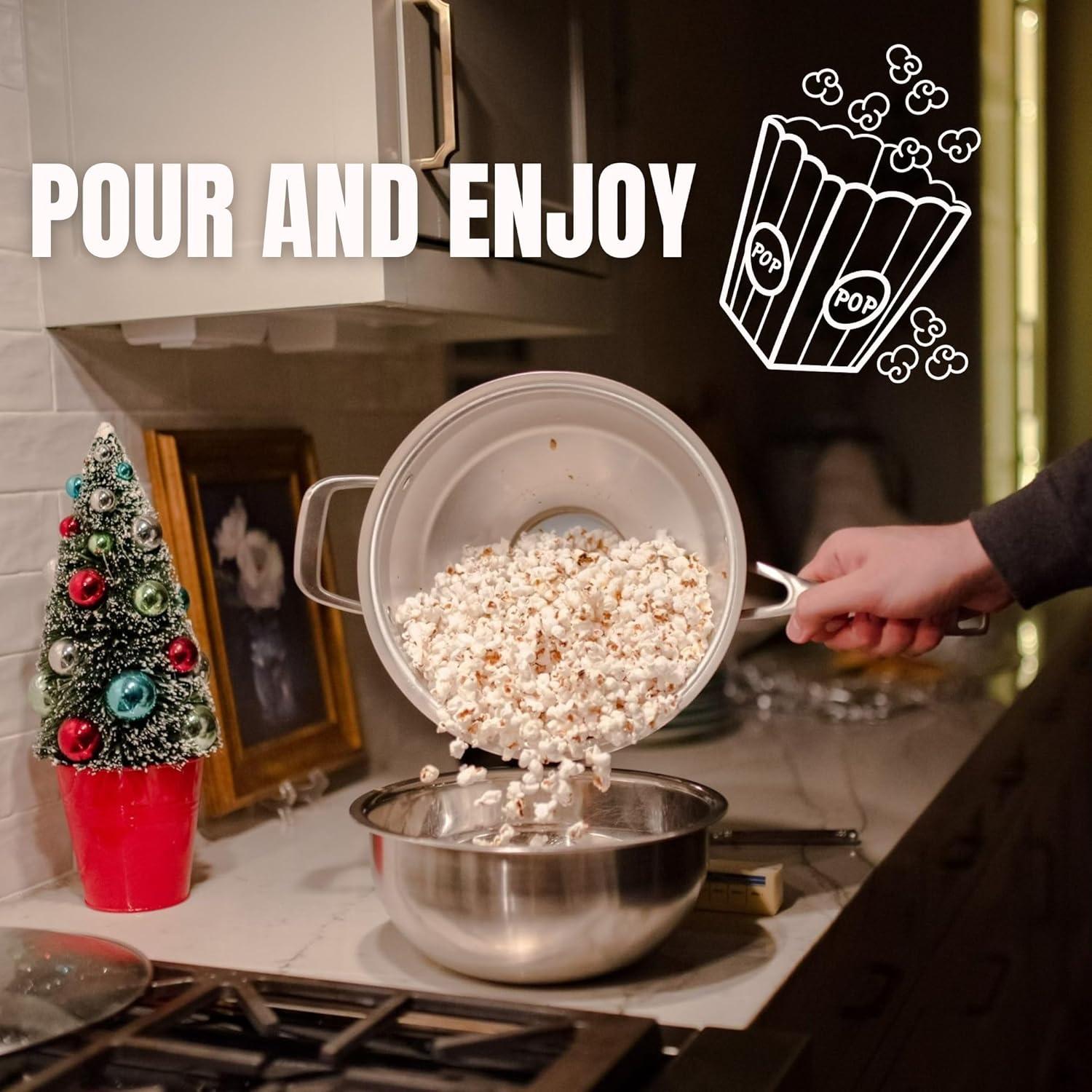 Olla para Palomitas The GrandPopper 6 Qt Acero Inoxidable