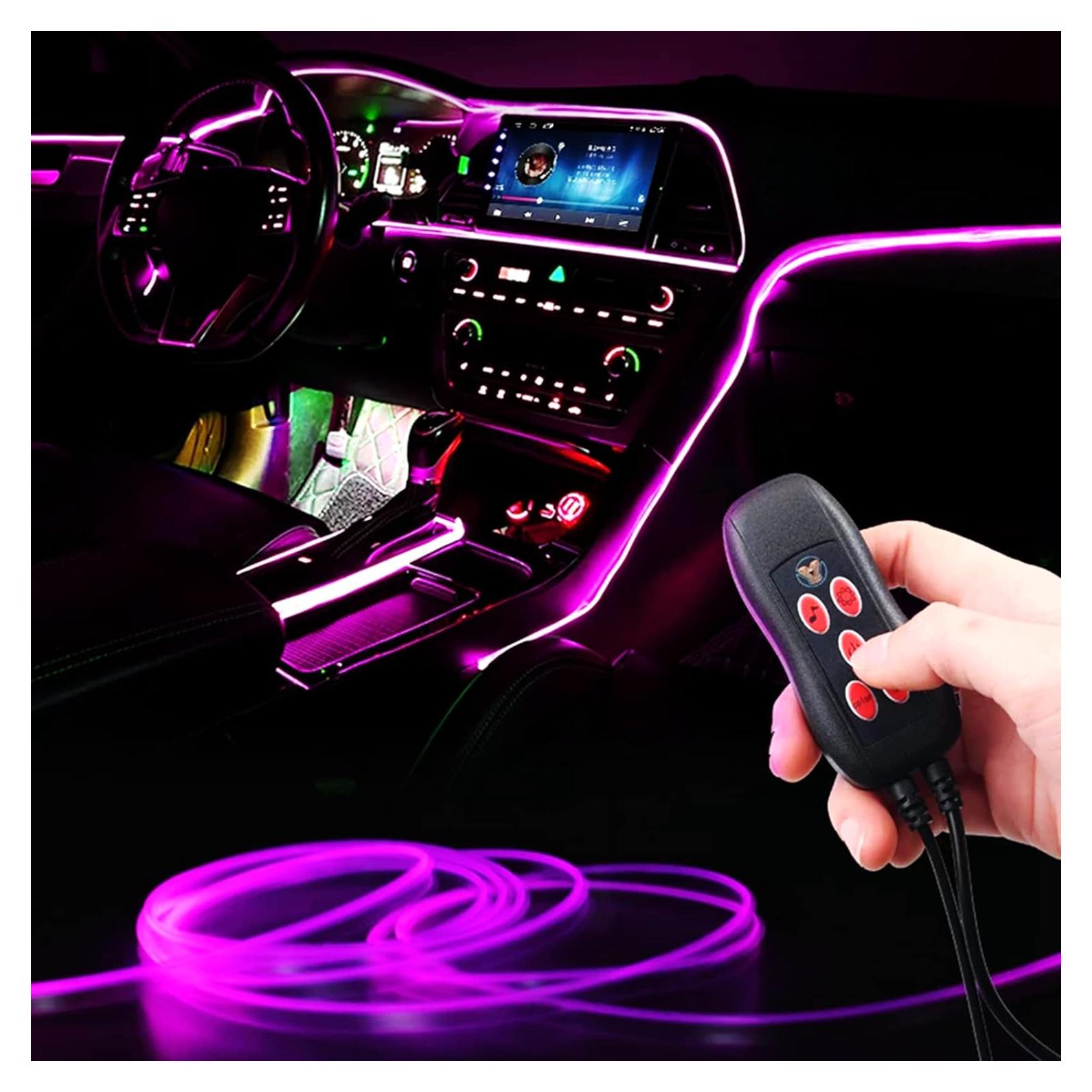 Luces LED de tira Goodream para coche RGB 4.88m USB