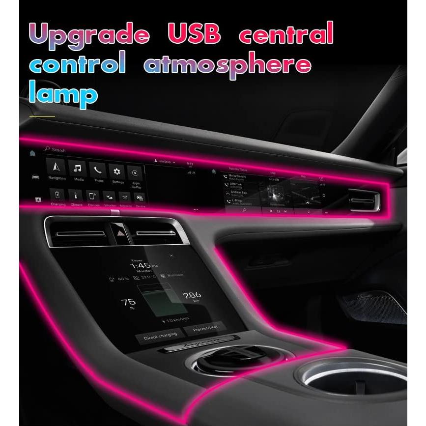 Luces LED de tira Goodream para coche RGB 4.88m USB