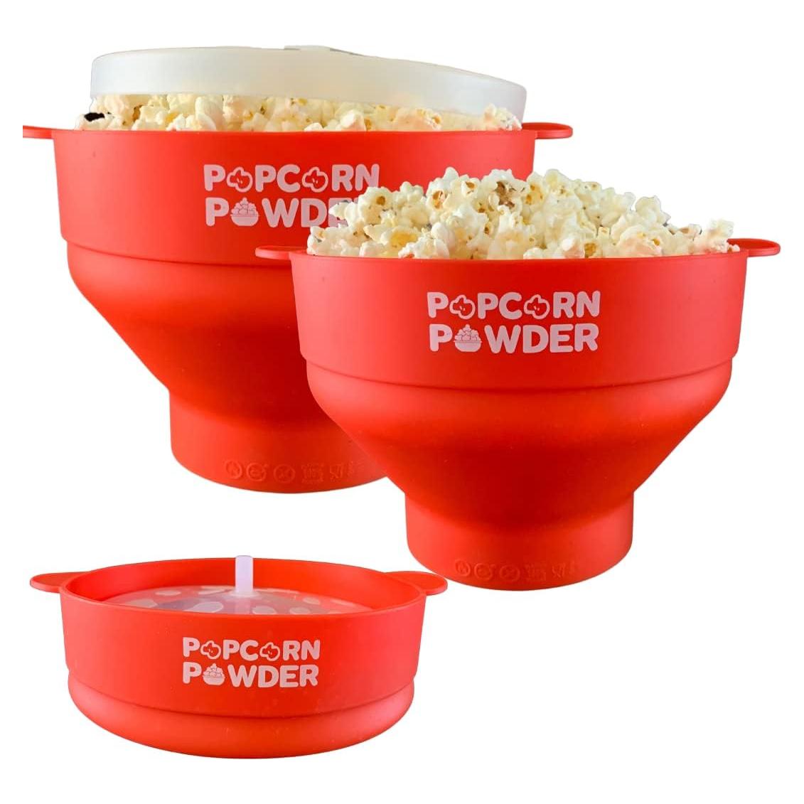 Extractor de Palomitas de Maíz Plegable Rojo Libre BPA