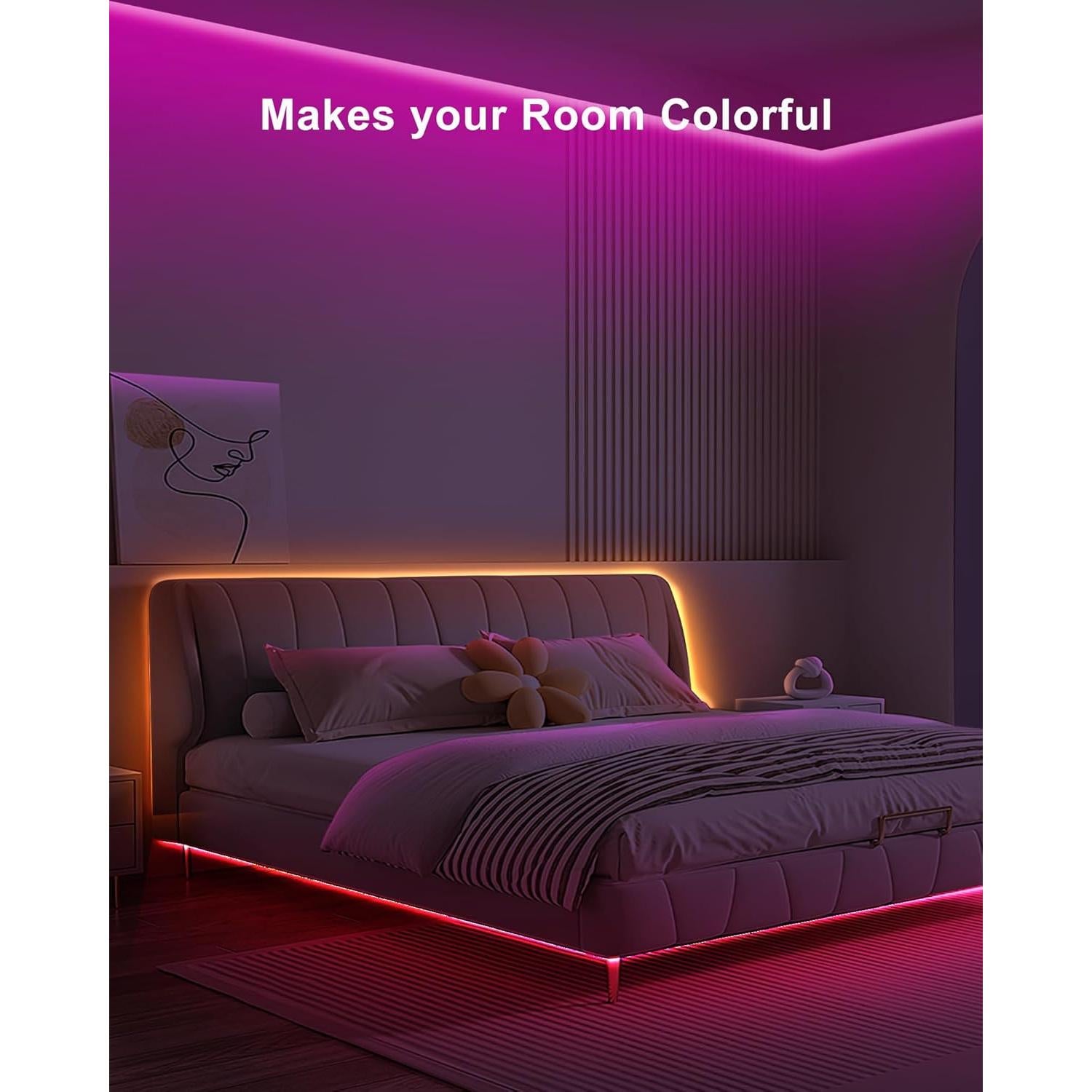 Tira de Luz LED COB RGB Tatazone 1.5m Control Remoto