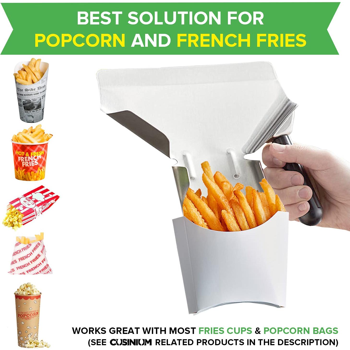 Cucharón de Palomitas CUSINIUM + Dredge 10 oz Acero Inox