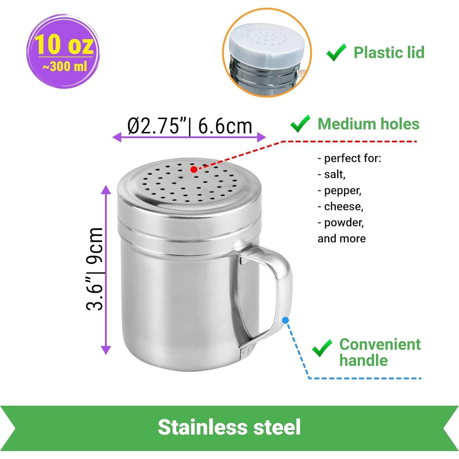 Cucharón de Palomitas CUSINIUM + Dredge 10 oz Acero Inox