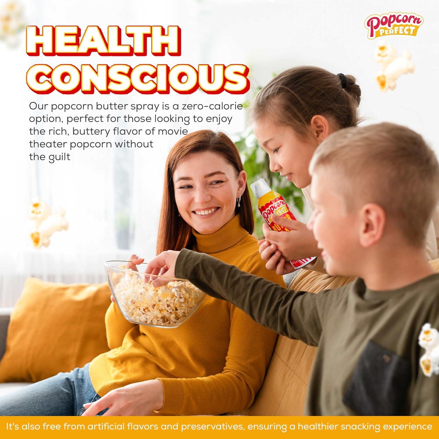 Spray de Mantequilla Popcorn Perfect 142 g - Sabor Cine