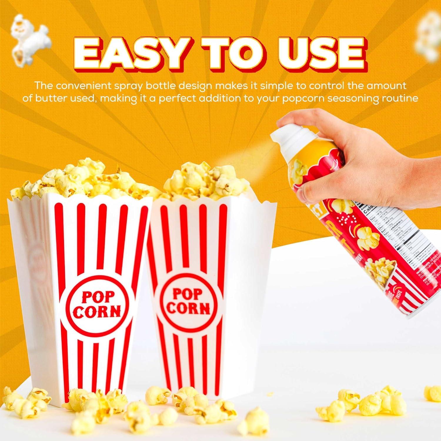 Spray de Mantequilla Popcorn Perfect 142 g - Sabor Cine