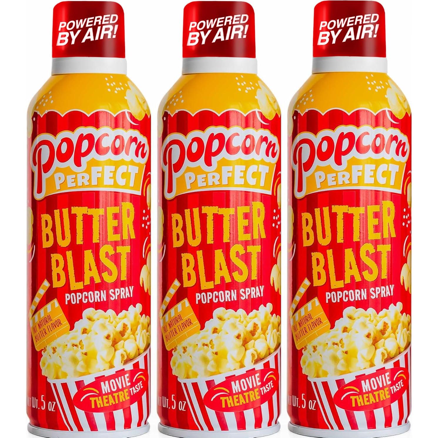 Spray de Mantequilla Popcorn Perfect 142 g - Sabor Cine