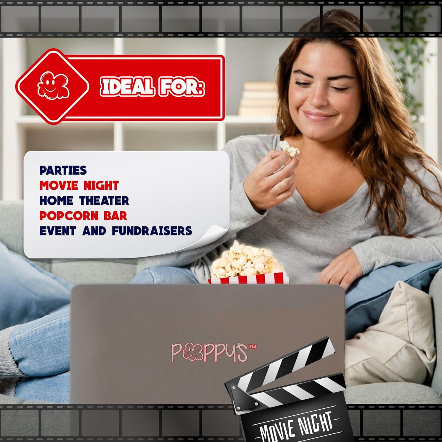 Bolsas de Palomitas Poppy 200 Unidades 28g para Fiestas