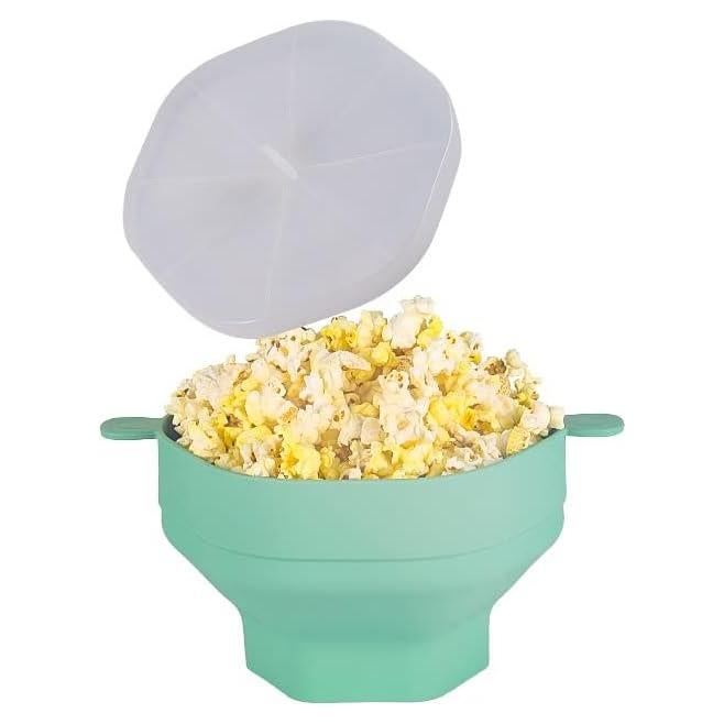 Máquina de Palomitas de Maíz Mexine 15 Tazas Silicona Verde