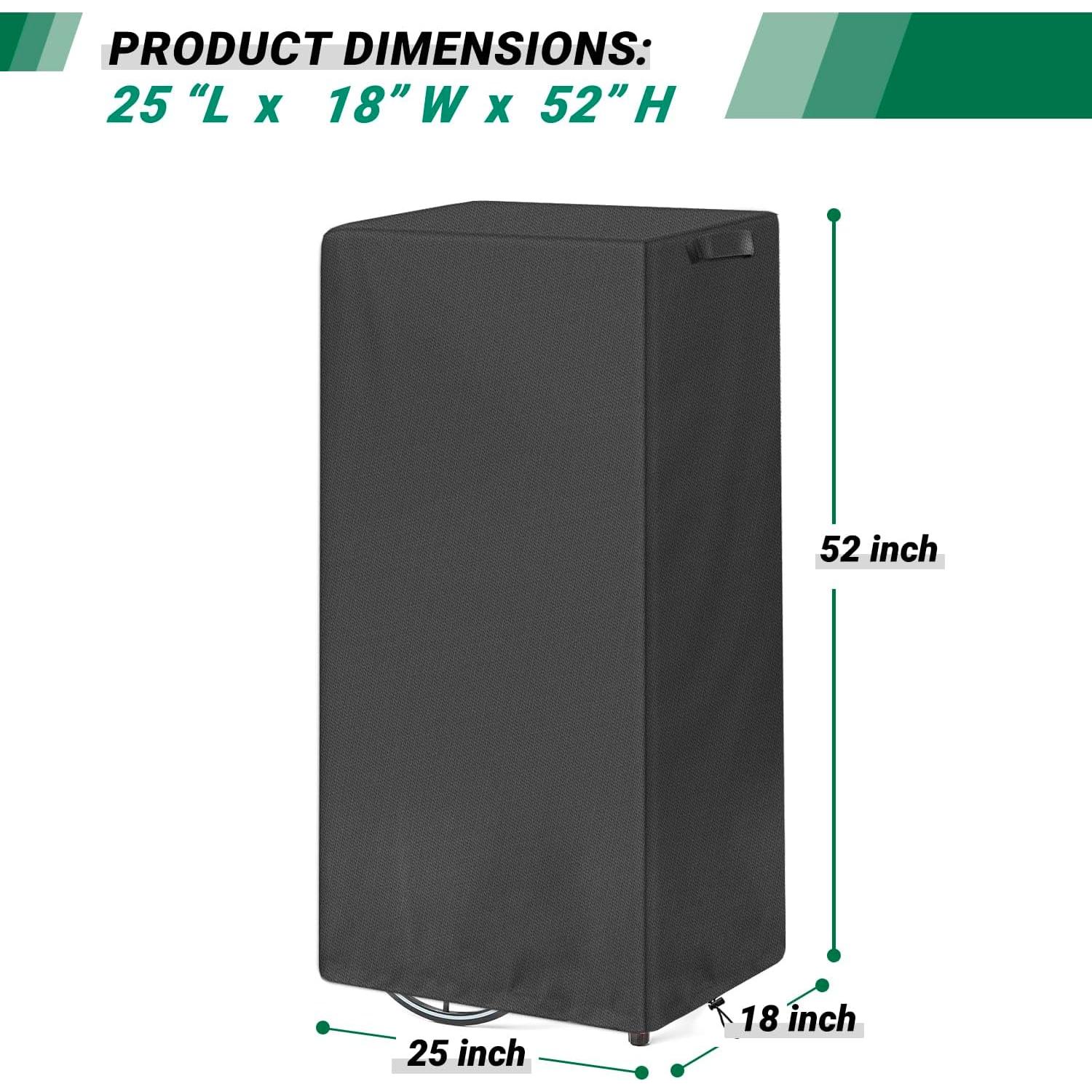 Cubierta Impermeable para Carrito de Palomitas 420D Oxford 63,5x45,7x132 cm