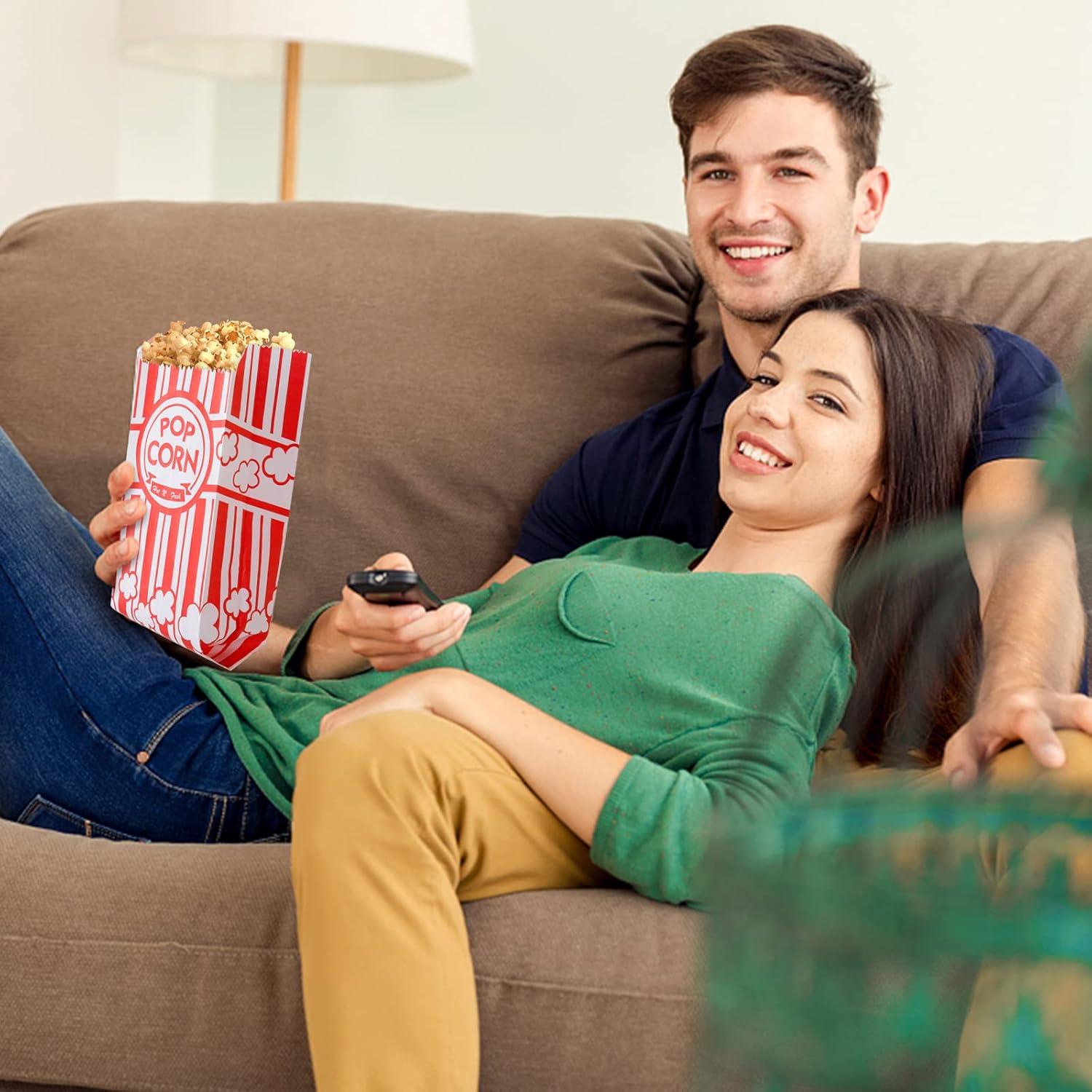 Bolsas de Papel para Palomitas Essenya 500 Piezas 28g