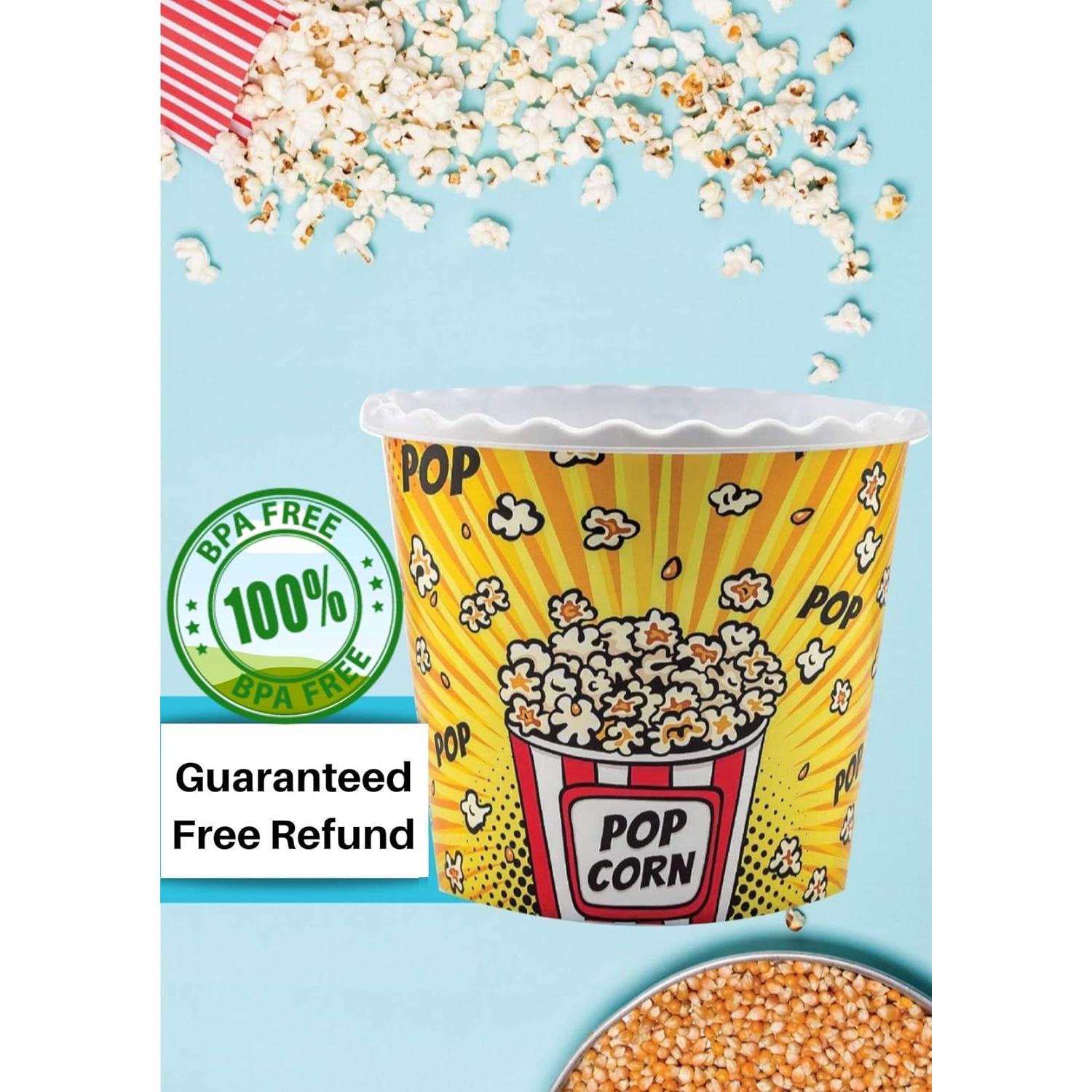 Contenedores de Palomitas Reutilizables ONONEXPRESS 4 Pzs