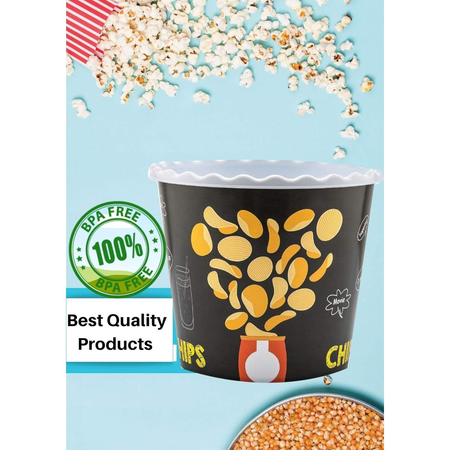 Contenedores de Palomitas Reutilizables ONONEXPRESS 4 Pzs