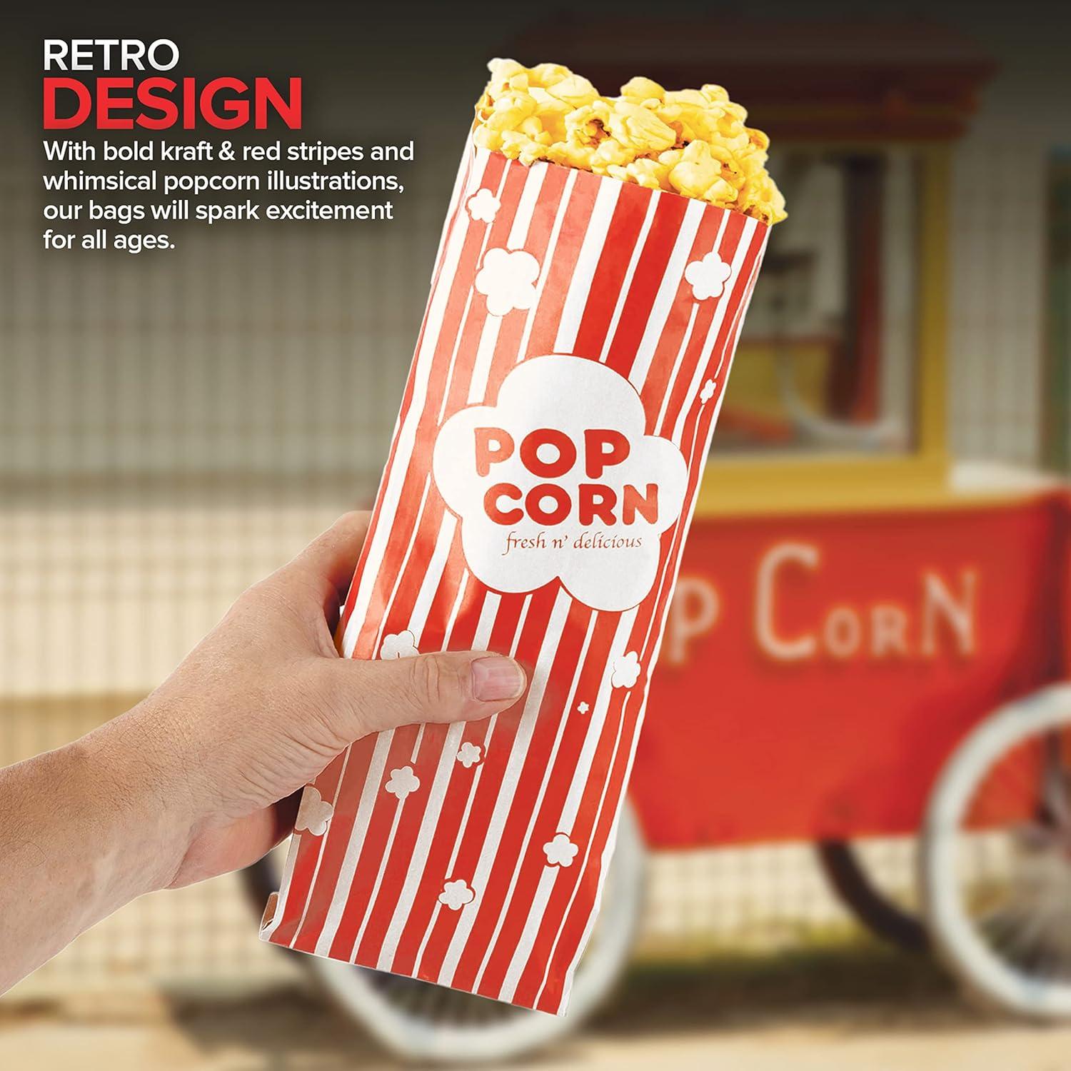 Bolsas de Palomitas Desechables Stock Your Home 2 oz 100 Pzas