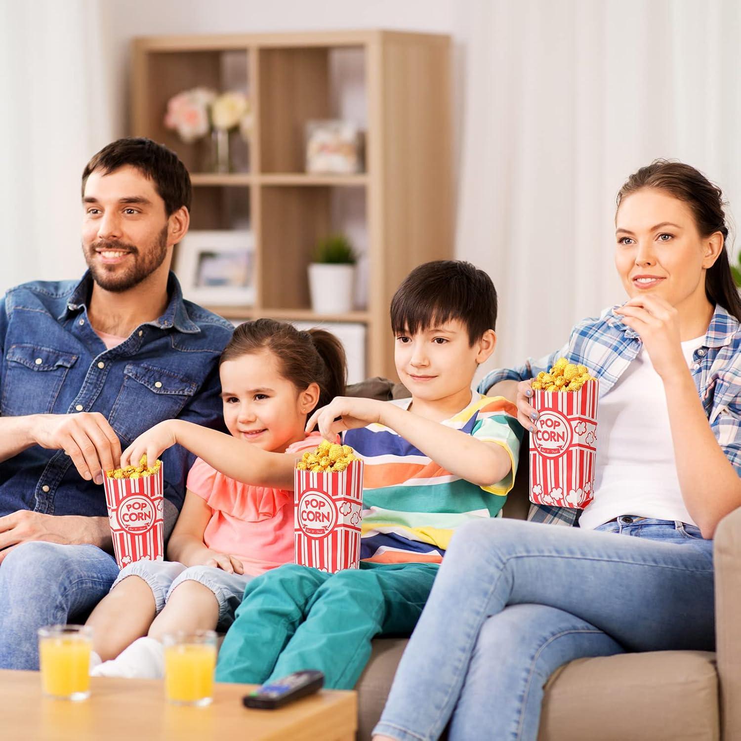 800 Bolsas de Papel para Palomitas Teling 9x6x21cm Reutilizables