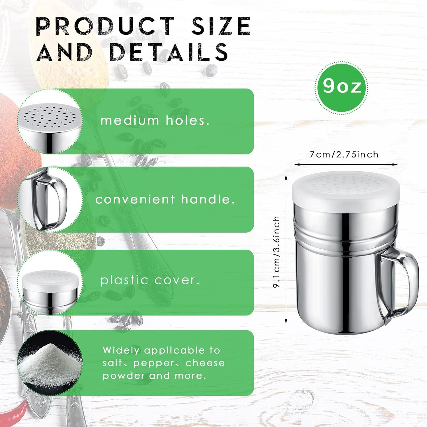 4 Piezas Cucharón Aluminio 12 oz Saffica para Snacks