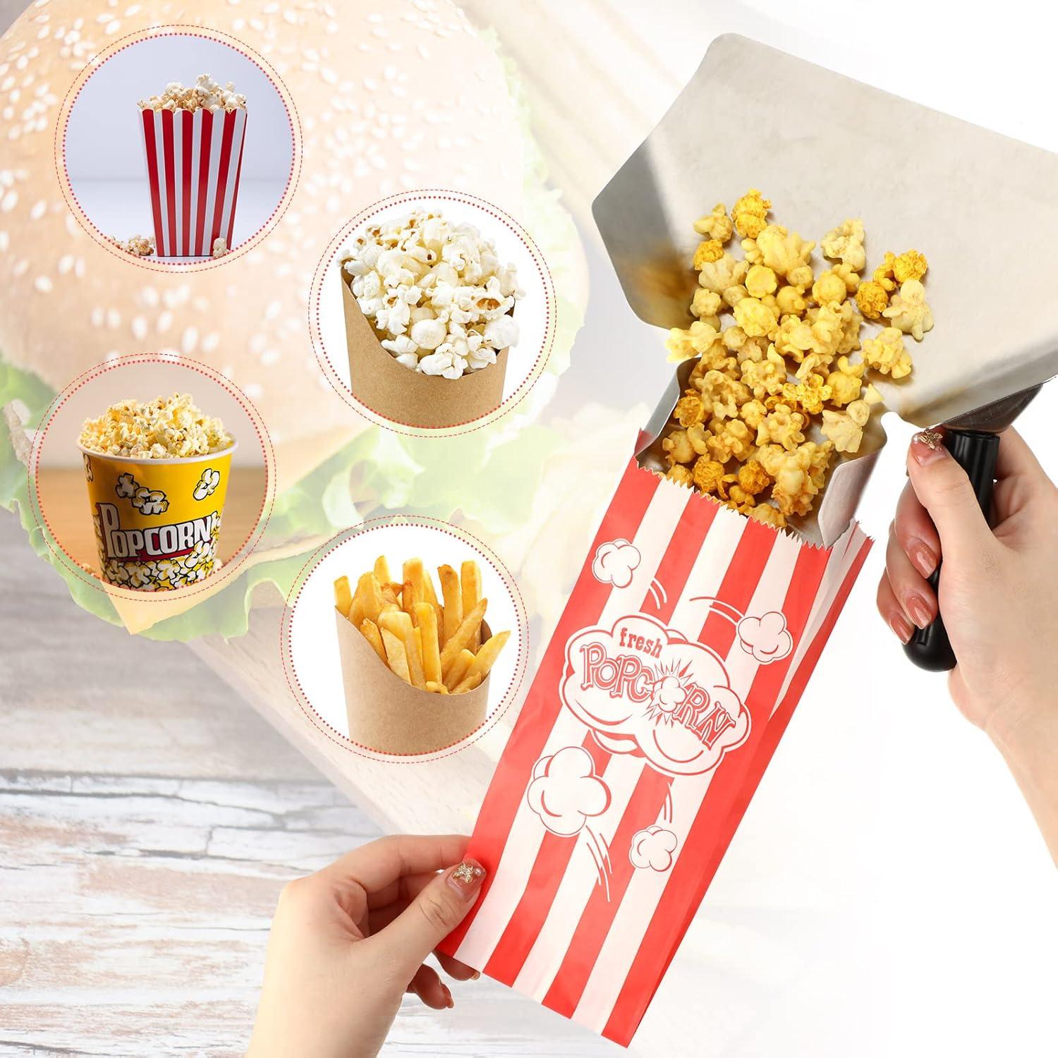 4 Piezas Cucharón Aluminio 12 oz Saffica para Snacks