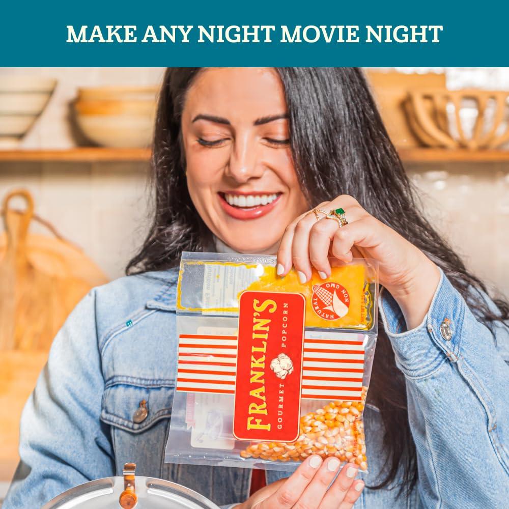 Paquete de Palomitas Gourmet Franklin 10x226g Clásico