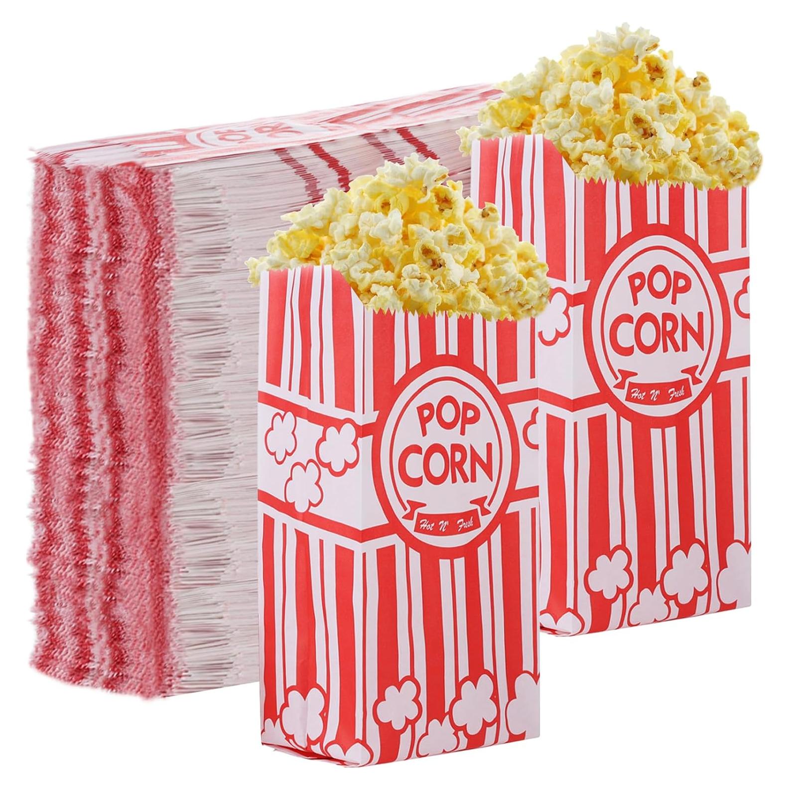 500 Bolsas de Papel para Palomitas 1 oz Ystbaunly