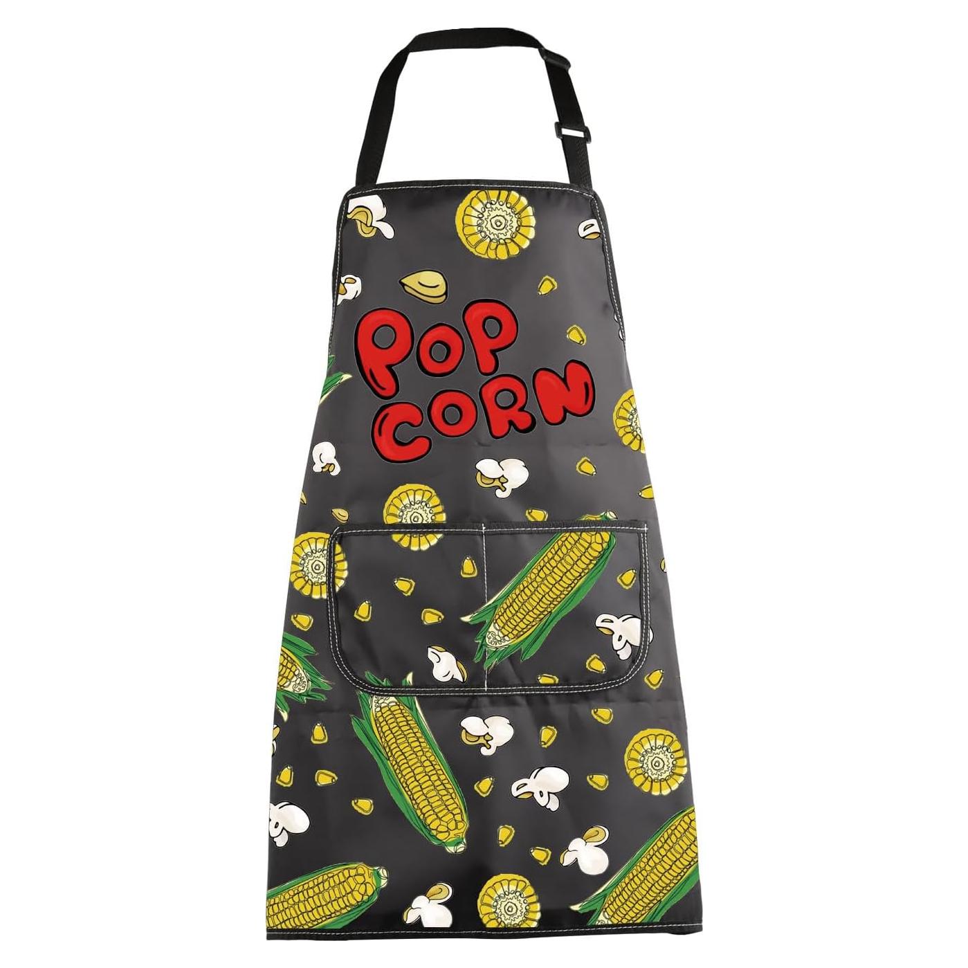 Delantal de Cocina Impermeable MBMSO para Palomitas de Maíz